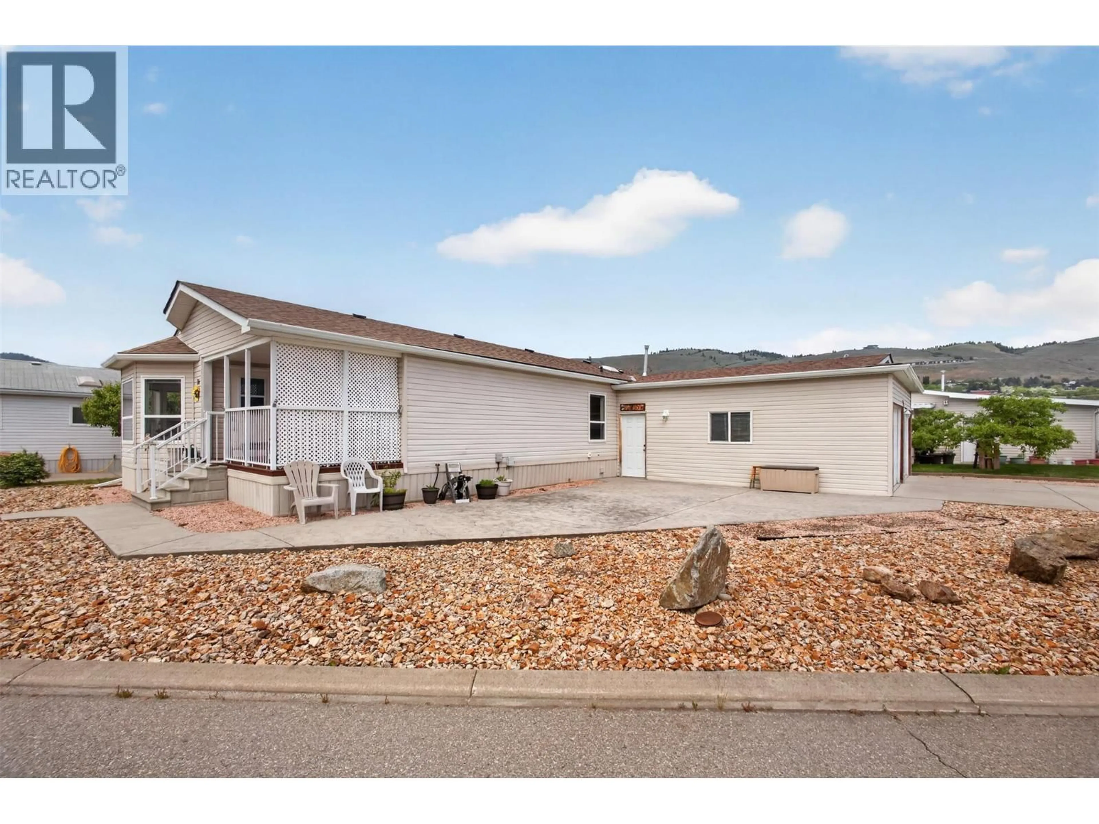 Home with vinyl exterior material, street for 76 - 6688 TRONSON ROAD, Vernon British Columbia V1H1R9