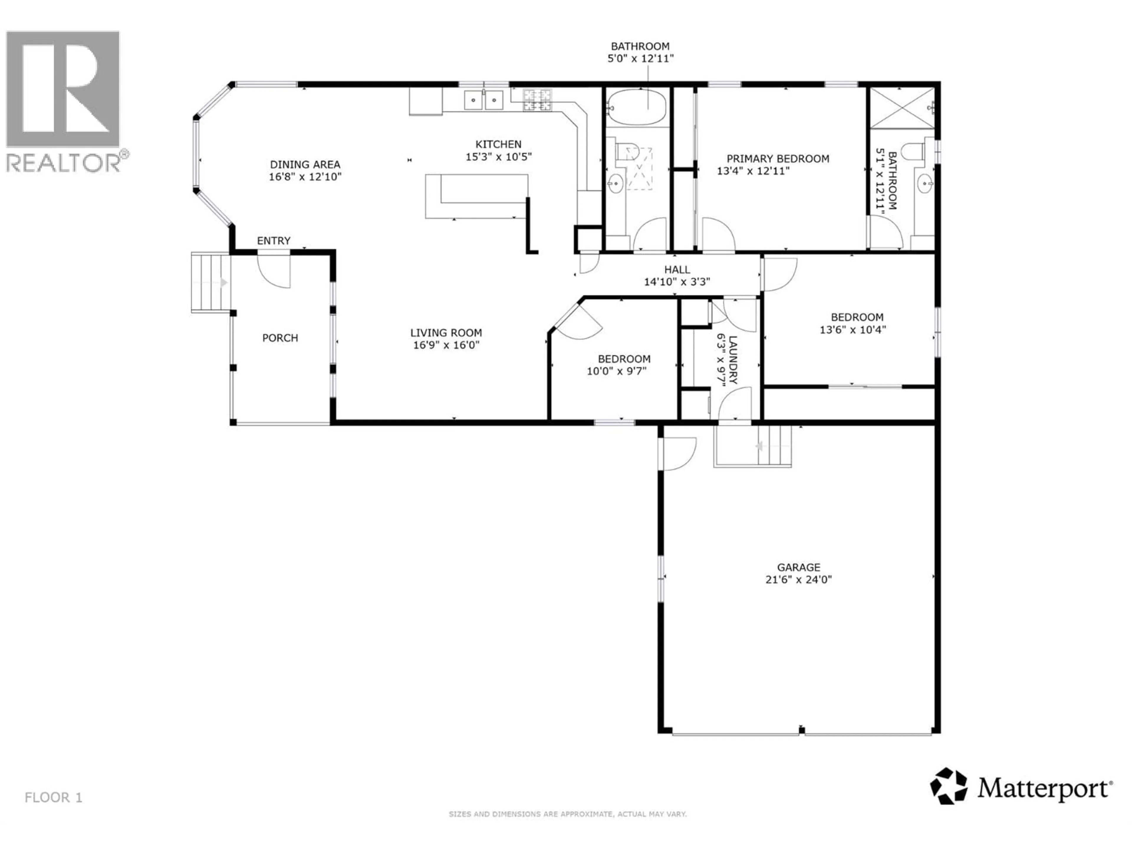 Floor plan for 76 - 6688 TRONSON ROAD, Vernon British Columbia V1H1R9