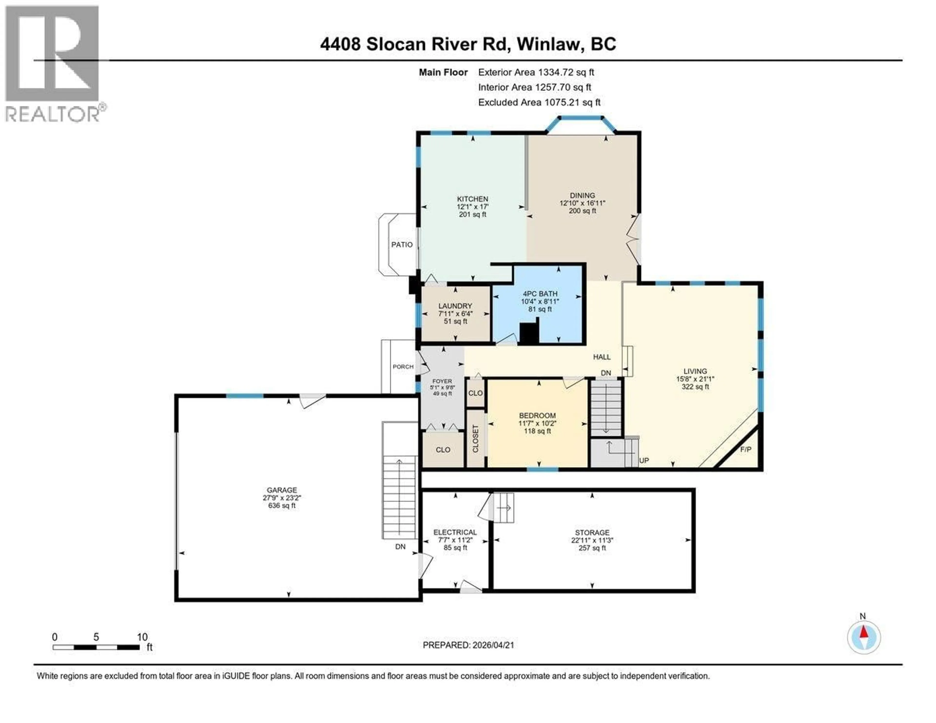 Floor plan for 4408 SLOCAN  RIVER ROAD, Winlaw British Columbia V0G2J0
