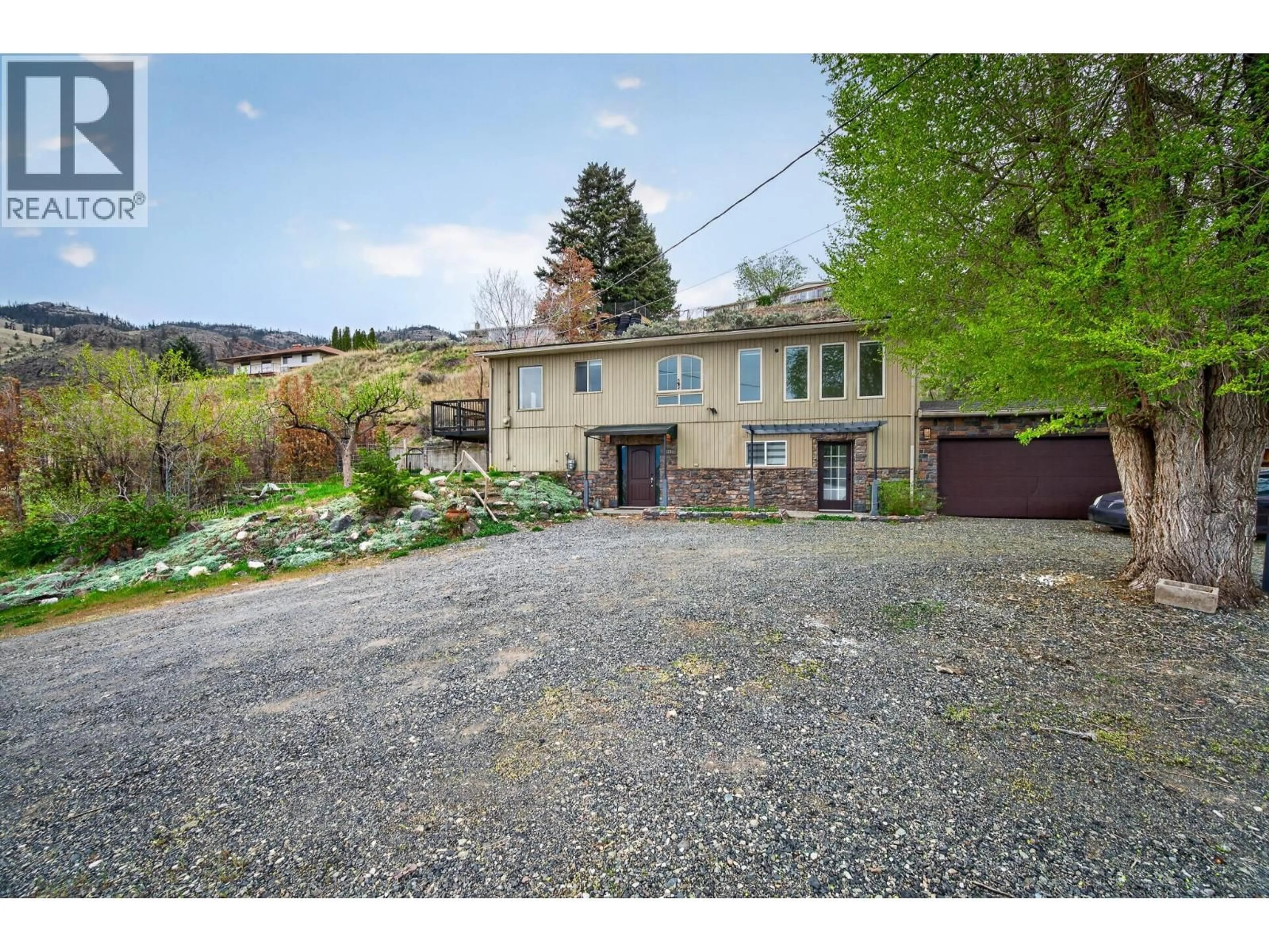 A pic from outside/outdoor area/front of a property/back of a property/a pic from drone, street for 6232 SAVONA ACCESS ROAD, Kamloops British Columbia V0K2J0