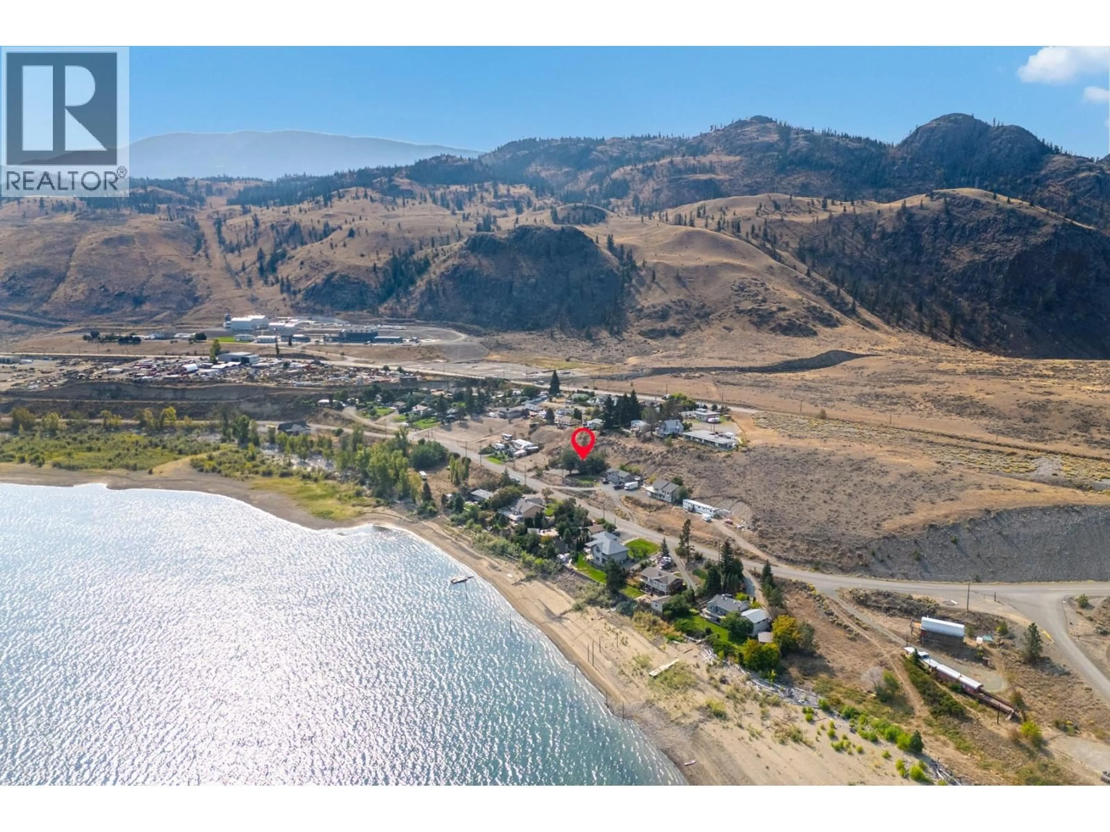 A pic from outside/outdoor area/front of a property/back of a property/a pic from drone, water/lake/river/ocean view for 6232 SAVONA ACCESS ROAD, Kamloops British Columbia V0K2J0