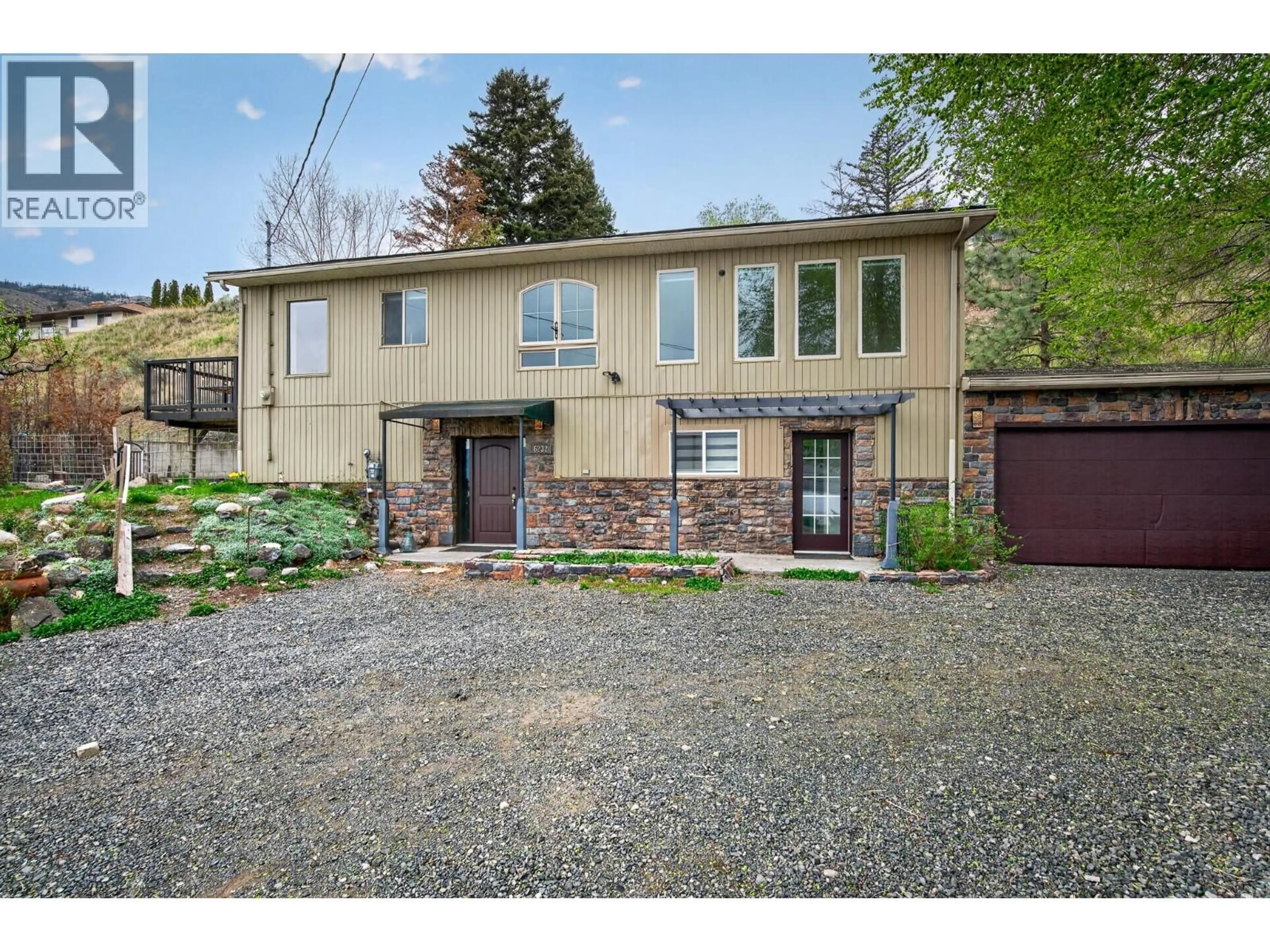 Home with brick exterior material, street for 6232 SAVONA ACCESS ROAD, Kamloops British Columbia V0K2J0