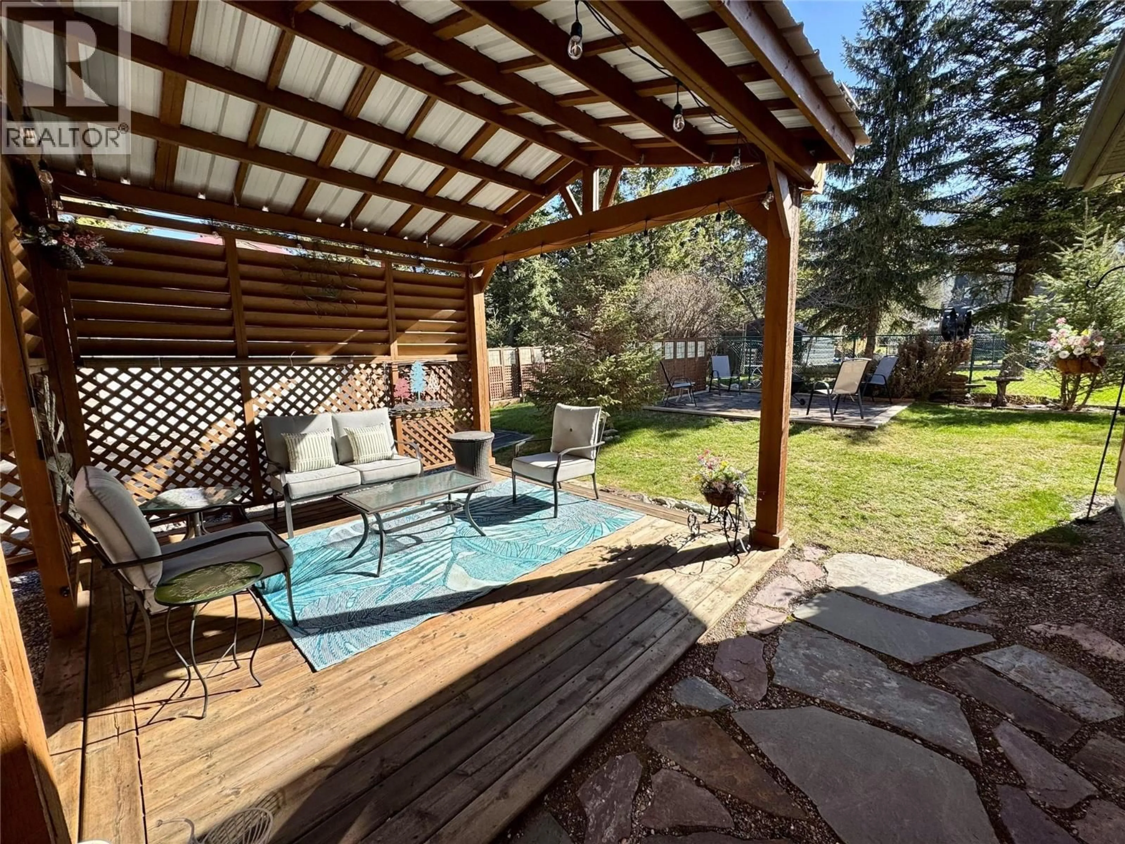 Patio, water/lake/river/ocean view for 7490 PINE CONE LANE, Radium Hot Springs British Columbia V0A1M0