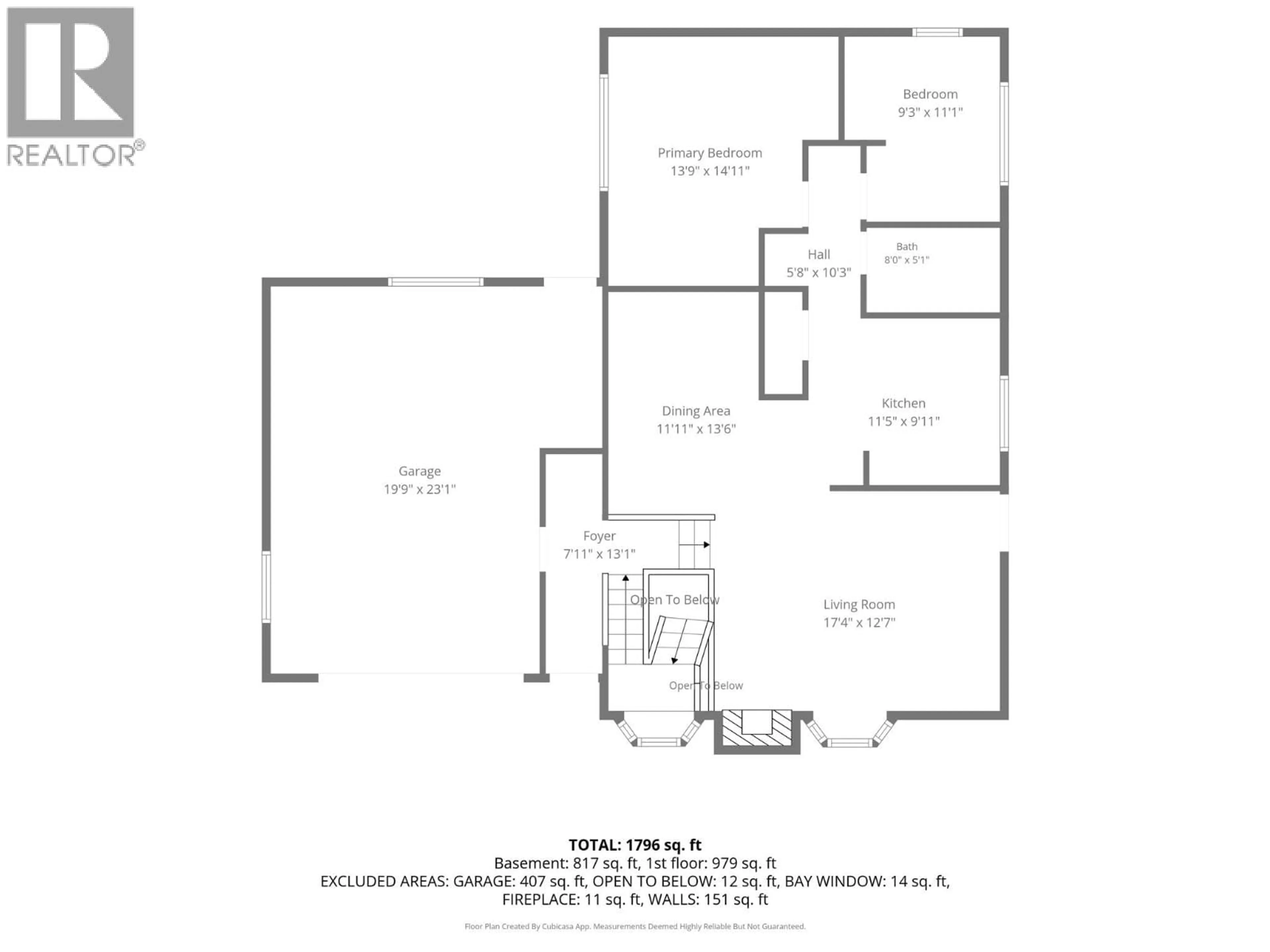 Floor plan for 311 RED CEDAR DRIVE, Sparwood British Columbia V0B2G0