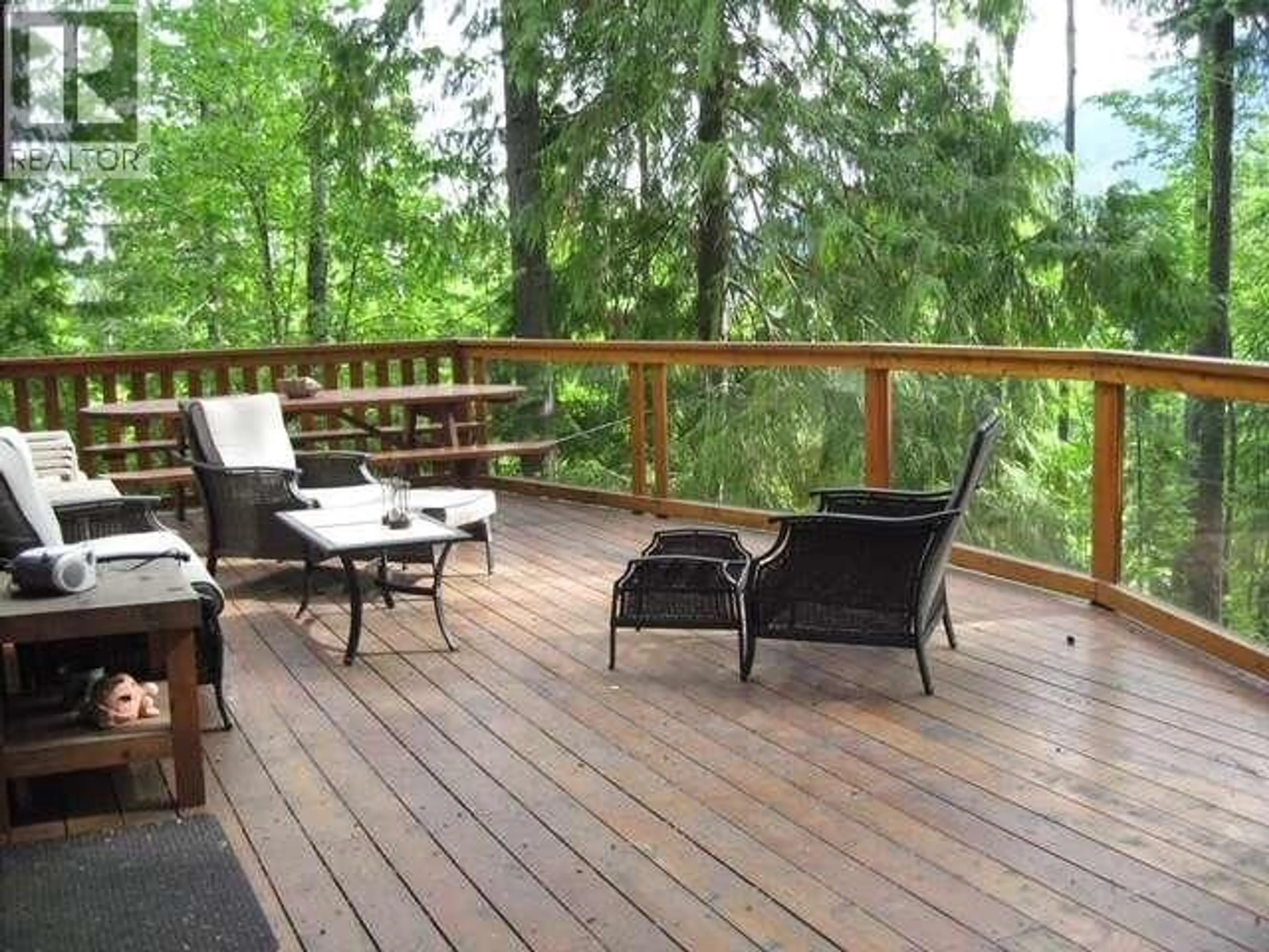 Patio, forest/trees view for 22 - 7429 SUNNYBRAE CANOE POINT ROAD, Tappen British Columbia V0E2X1