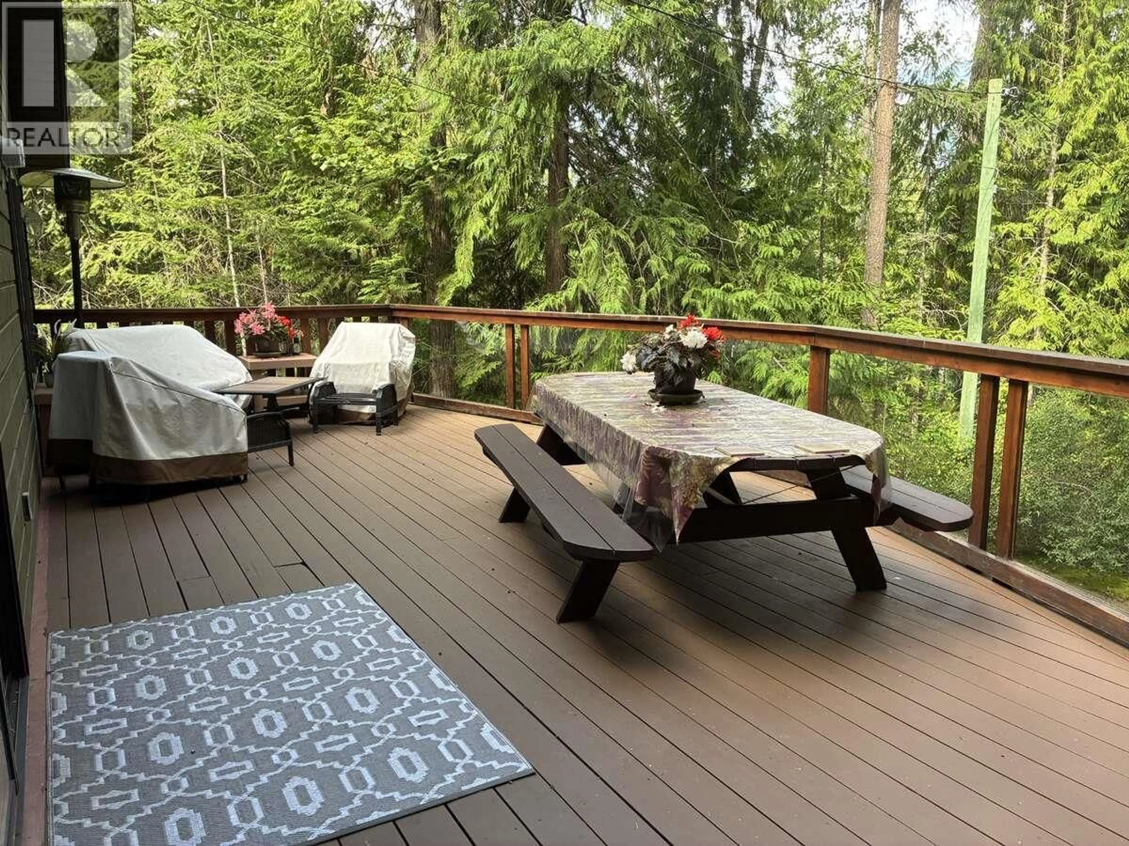 Patio, forest/trees view for 22 - 7429 SUNNYBRAE CANOE POINT ROAD, Tappen British Columbia V0E2X1
