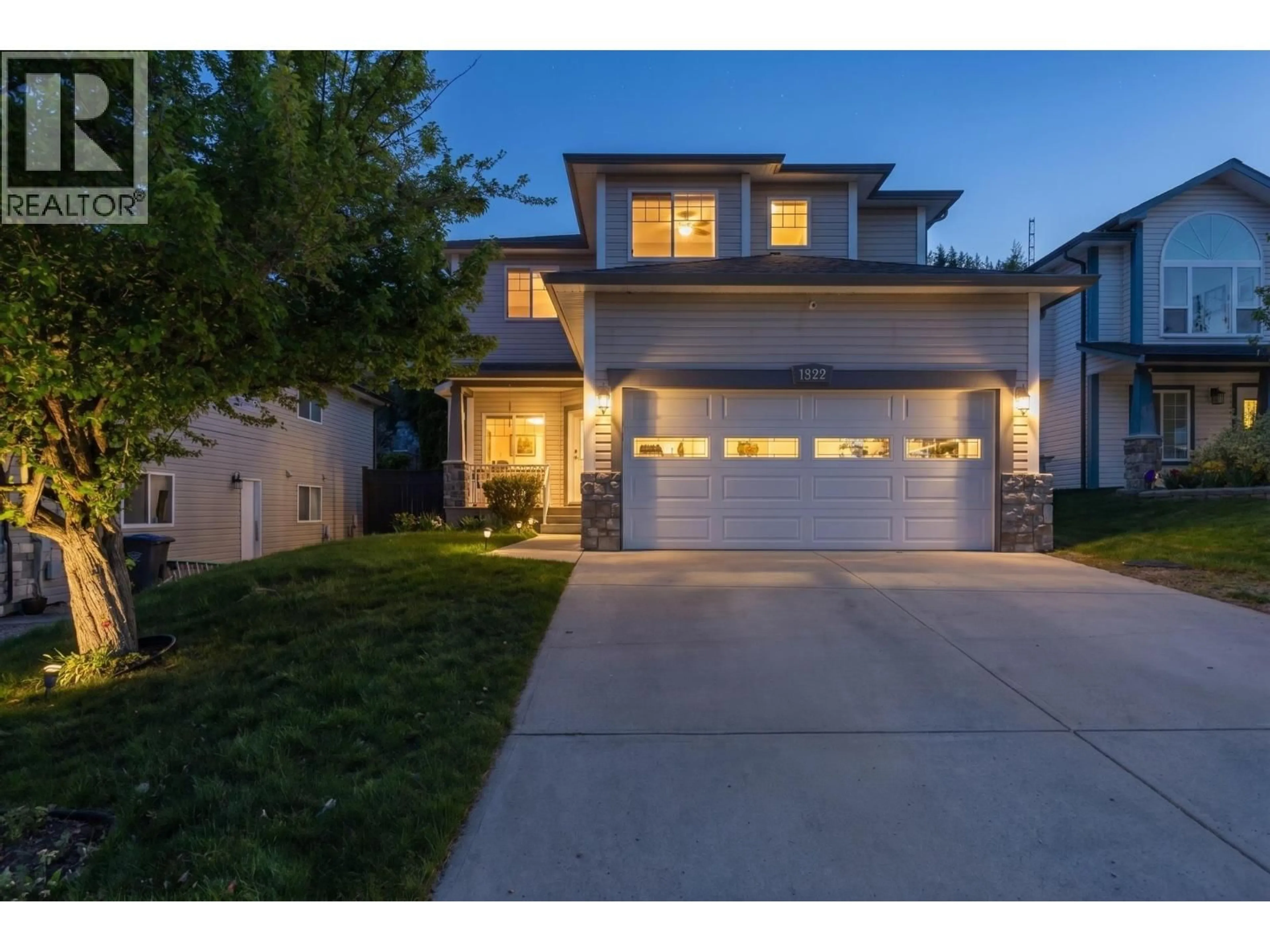 Home with brick exterior material, street for 1322 ROSE ABBY DRIVE, West Kelowna British Columbia V1Z3Y8