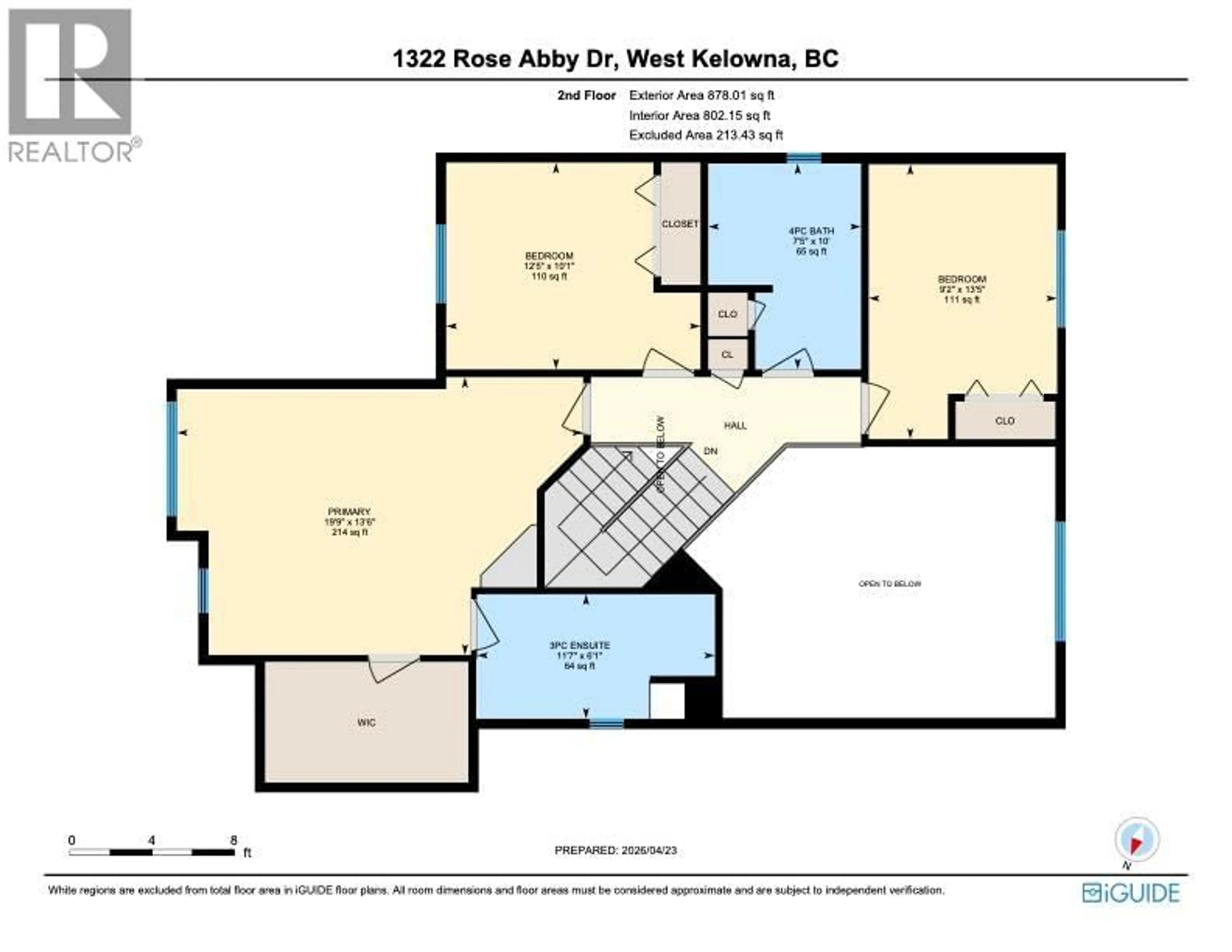 Floor plan for 1322 ROSE ABBY DRIVE, West Kelowna British Columbia V1Z3Y8