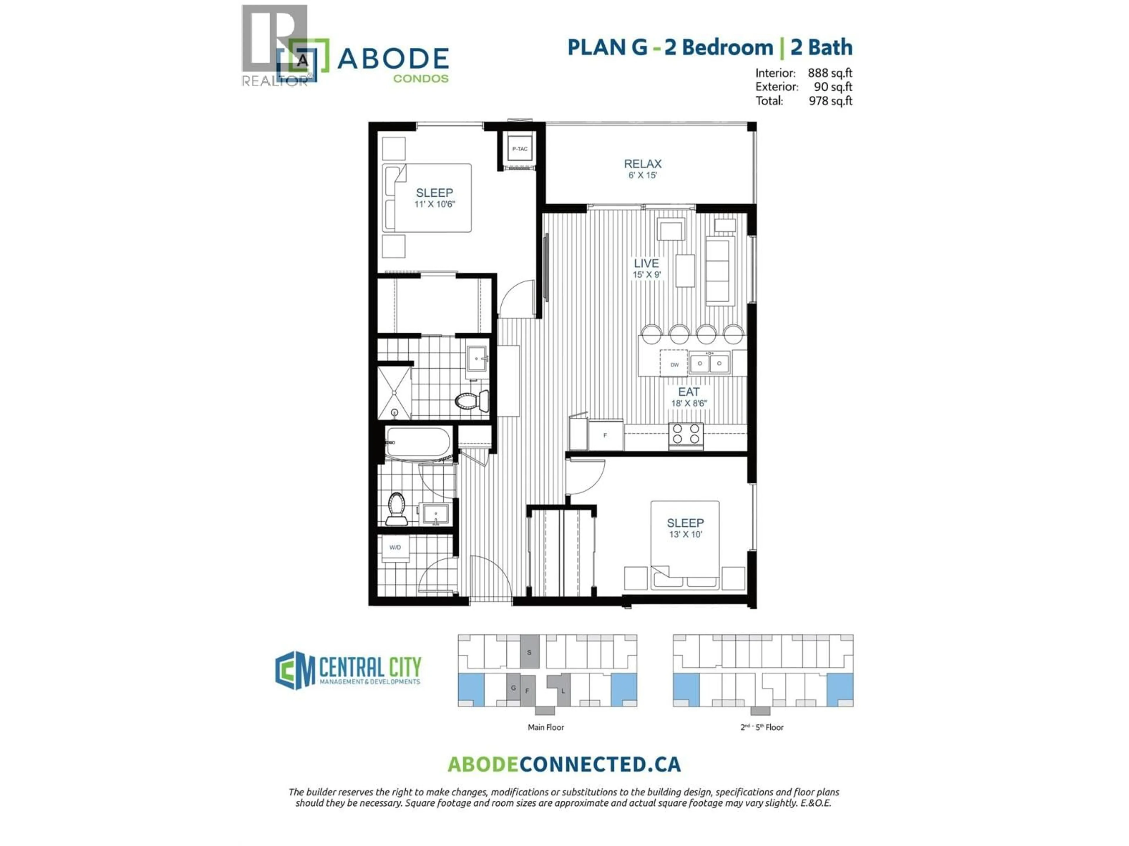 Floor plan for 515 - 2345 BUTT ROAD, Westbank British Columbia V4T0G4