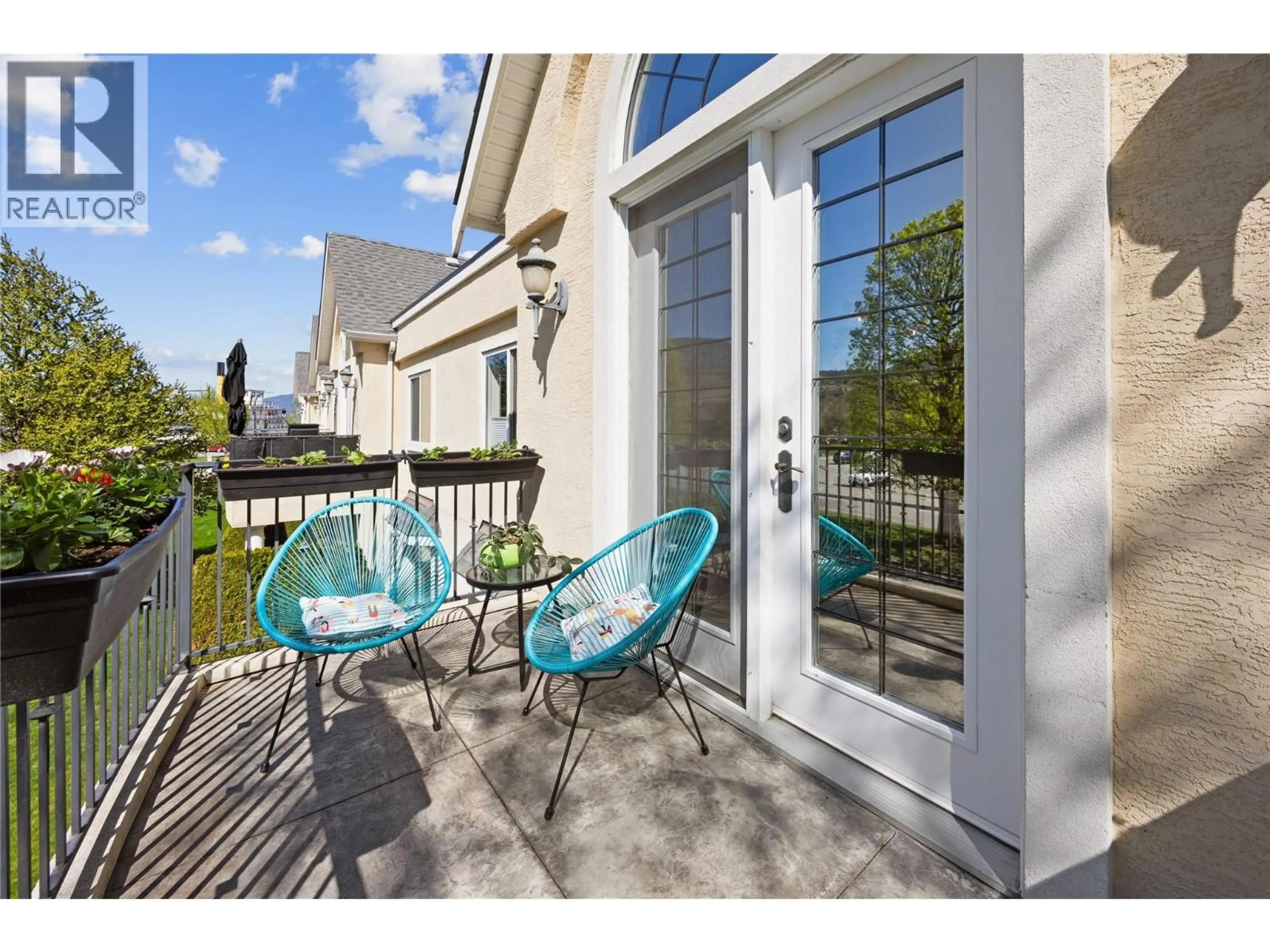 Patio, water/lake/river/ocean view for 201 - 1065 CHURCHILL AVENUE, Penticton British Columbia V2A9A7