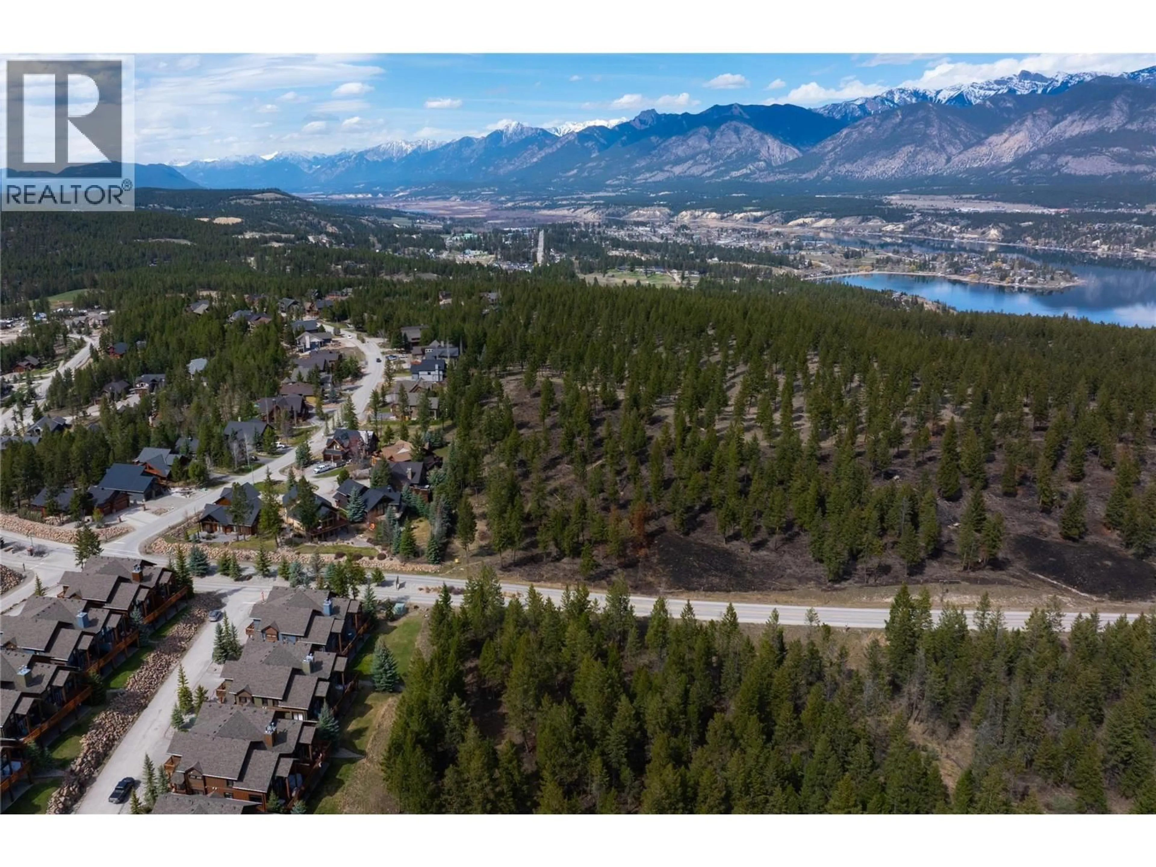 A pic from outside/outdoor area/front of a property/back of a property/a pic from drone, mountain view for 3 - 2600 RIVERROCK WAY, Invermere British Columbia V0A1K6
