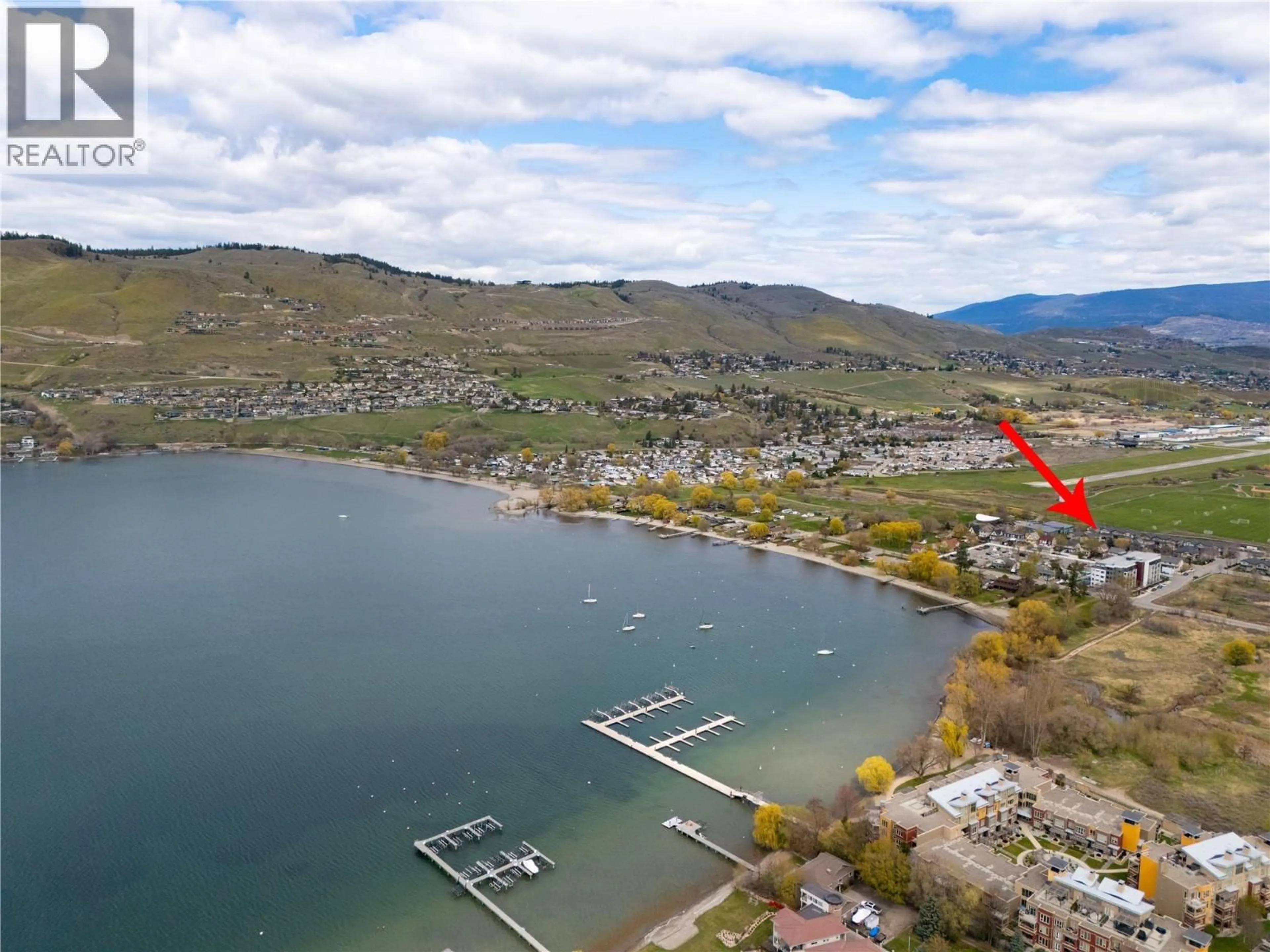 A pic from outside/outdoor area/front of a property/back of a property/a pic from drone, water/lake/river/ocean view for 6972 CUMMINS ROAD, Vernon British Columbia V1H1X9