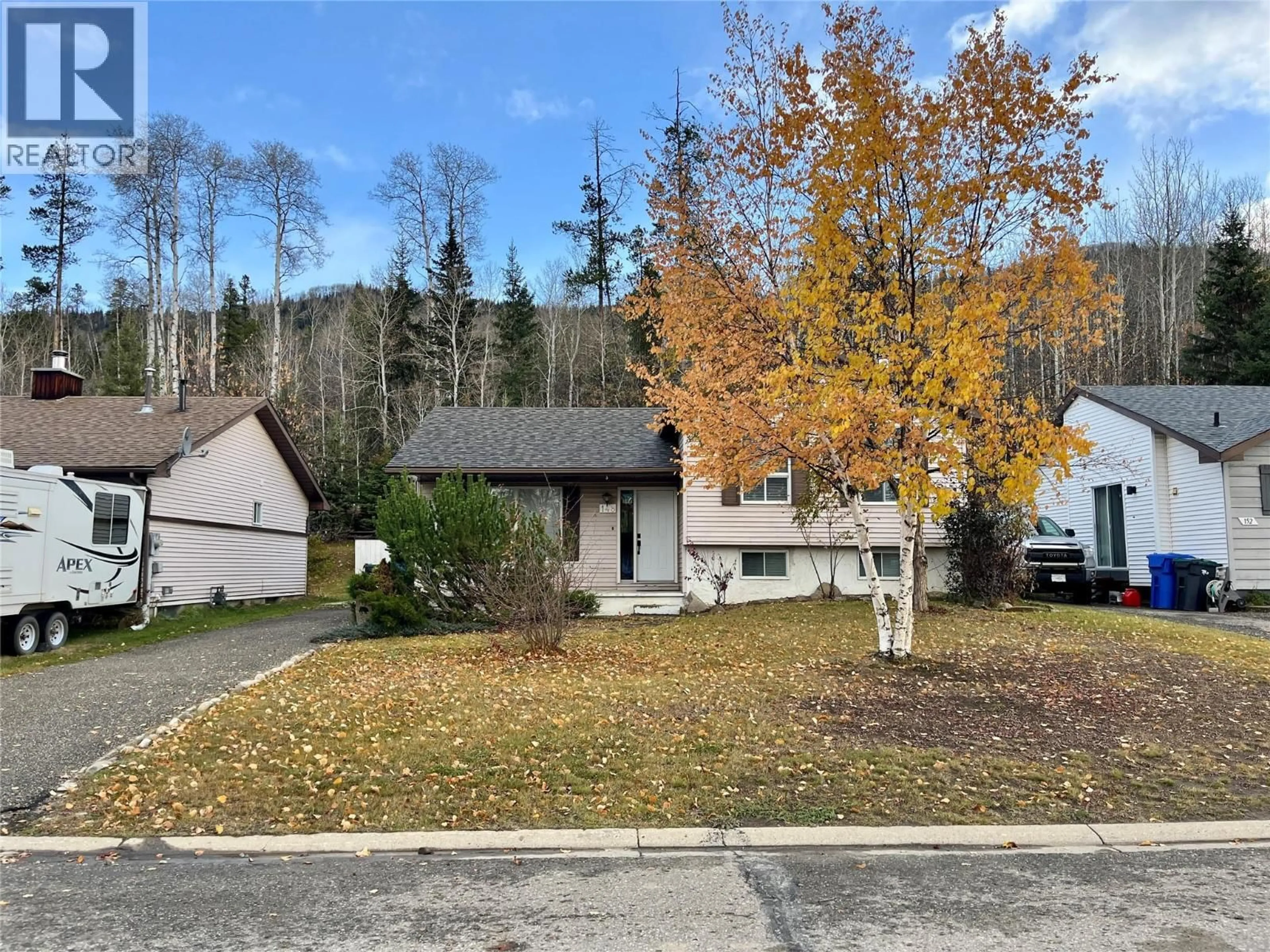 A pic from outside/outdoor area/front of a property/back of a property/a pic from drone, unknown for 148 GWILLIM CRESCENT, Tumbler Ridge British Columbia V0C2W0