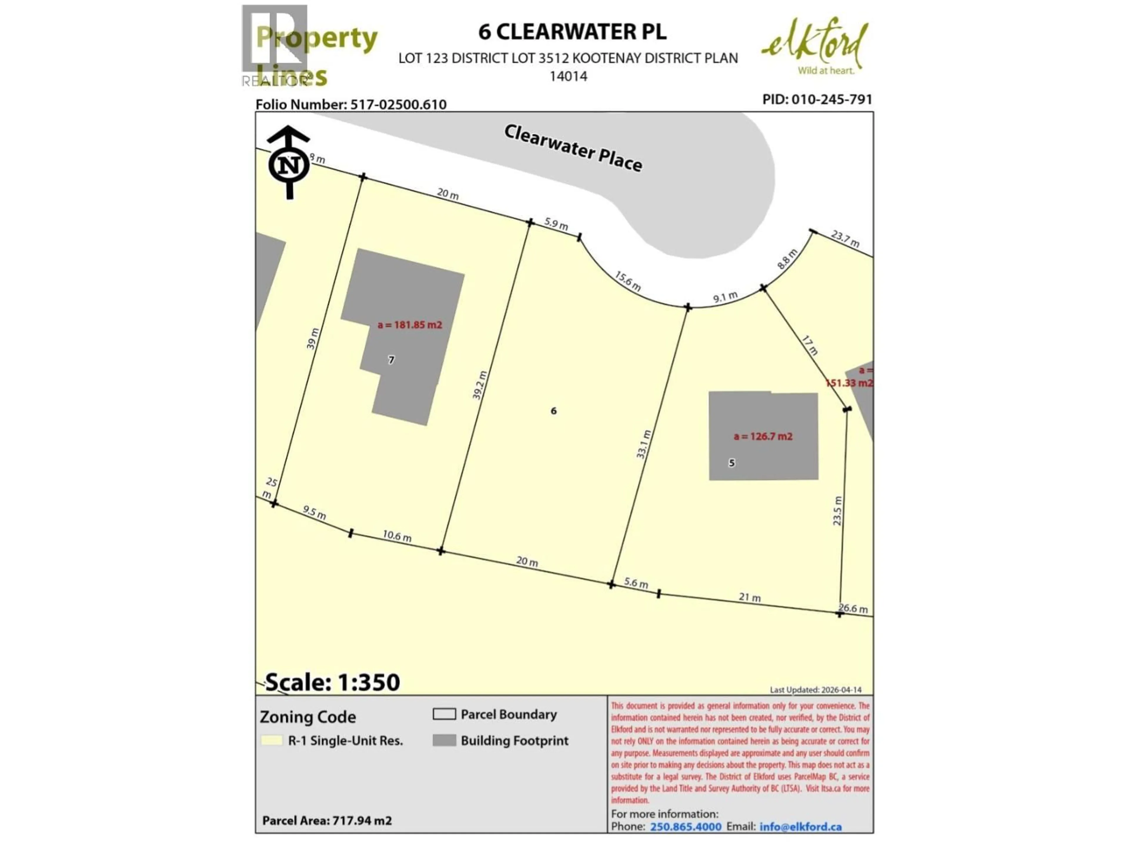 Floor plan for 6 & 7 CLEARWATER PLACE, Elkford British Columbia V0B1H0