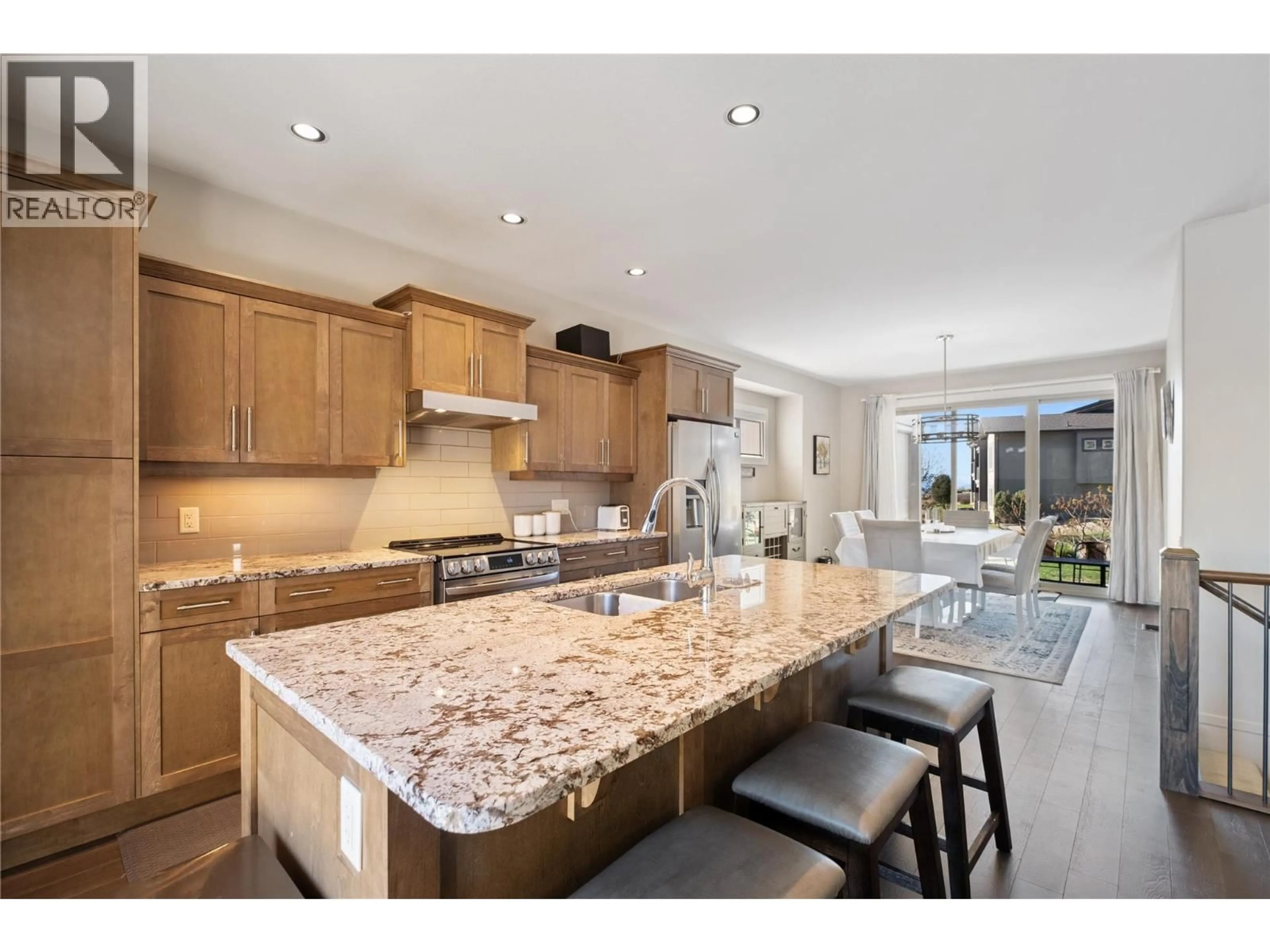 Open concept kitchen, ceramic/tile floor for 1852 SPLIT RAIL PLACE, Kelowna British Columbia V1P1R1
