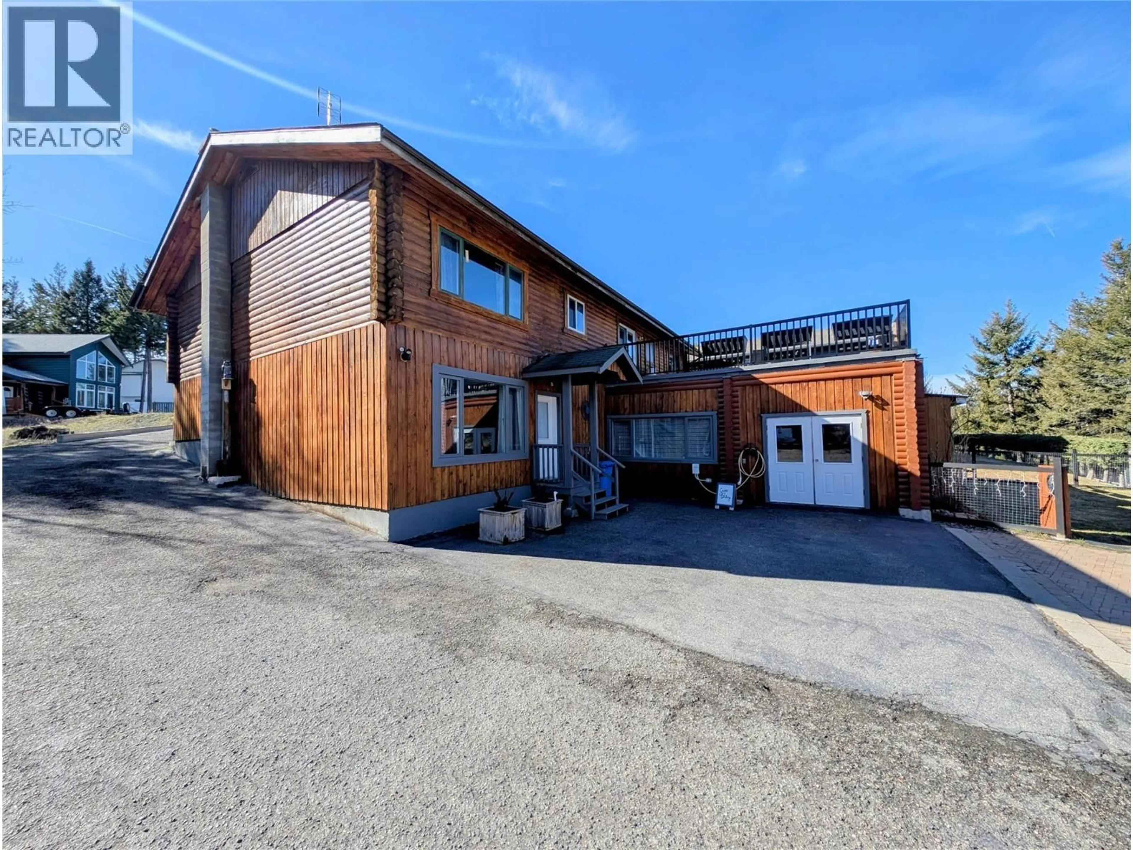 A pic from outside/outdoor area/front of a property/back of a property/a pic from drone, building for 348 DALADON PLACE, Logan Lake British Columbia V0K1W0