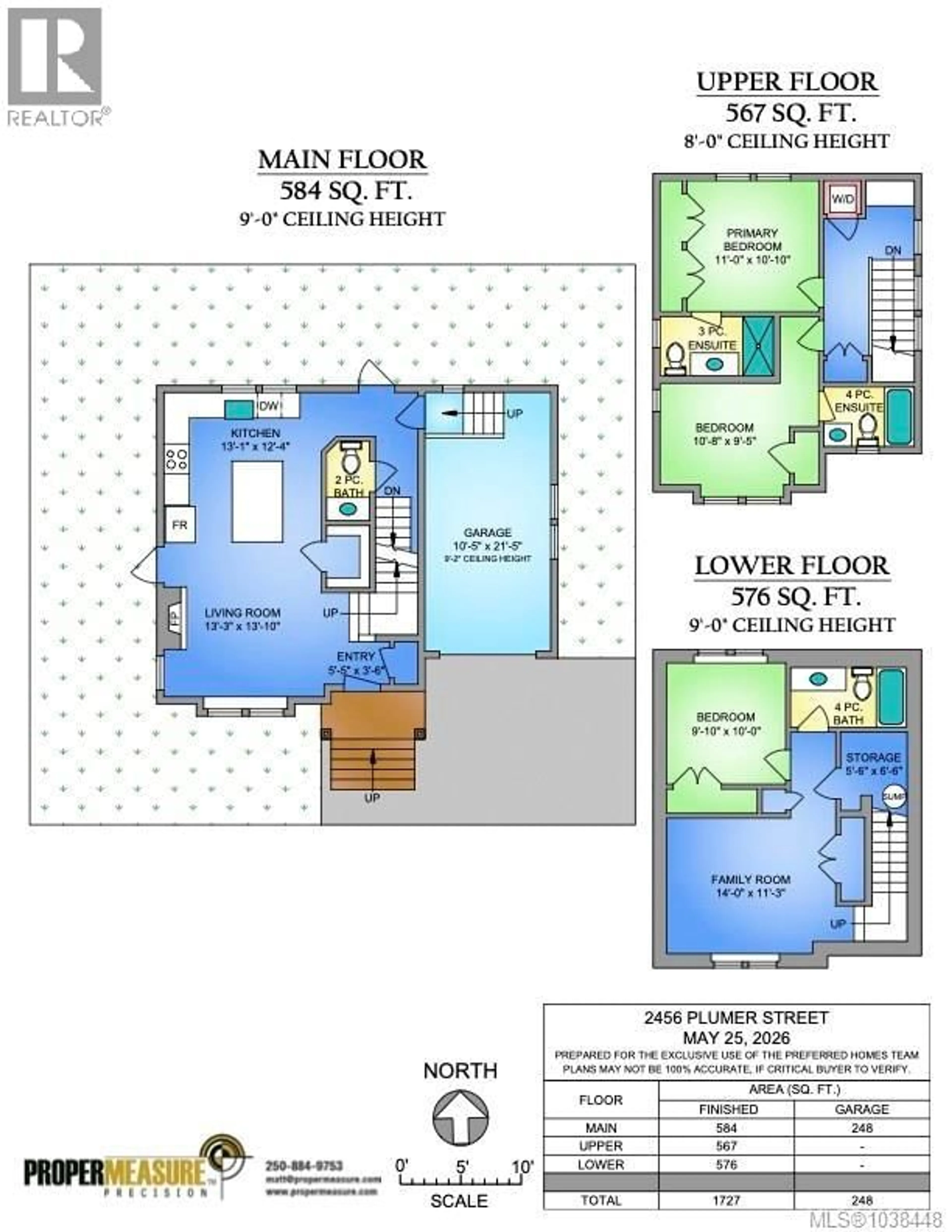 Floor plan for 2456 PLUMER STREET, Oak Bay British Columbia V8S2T8