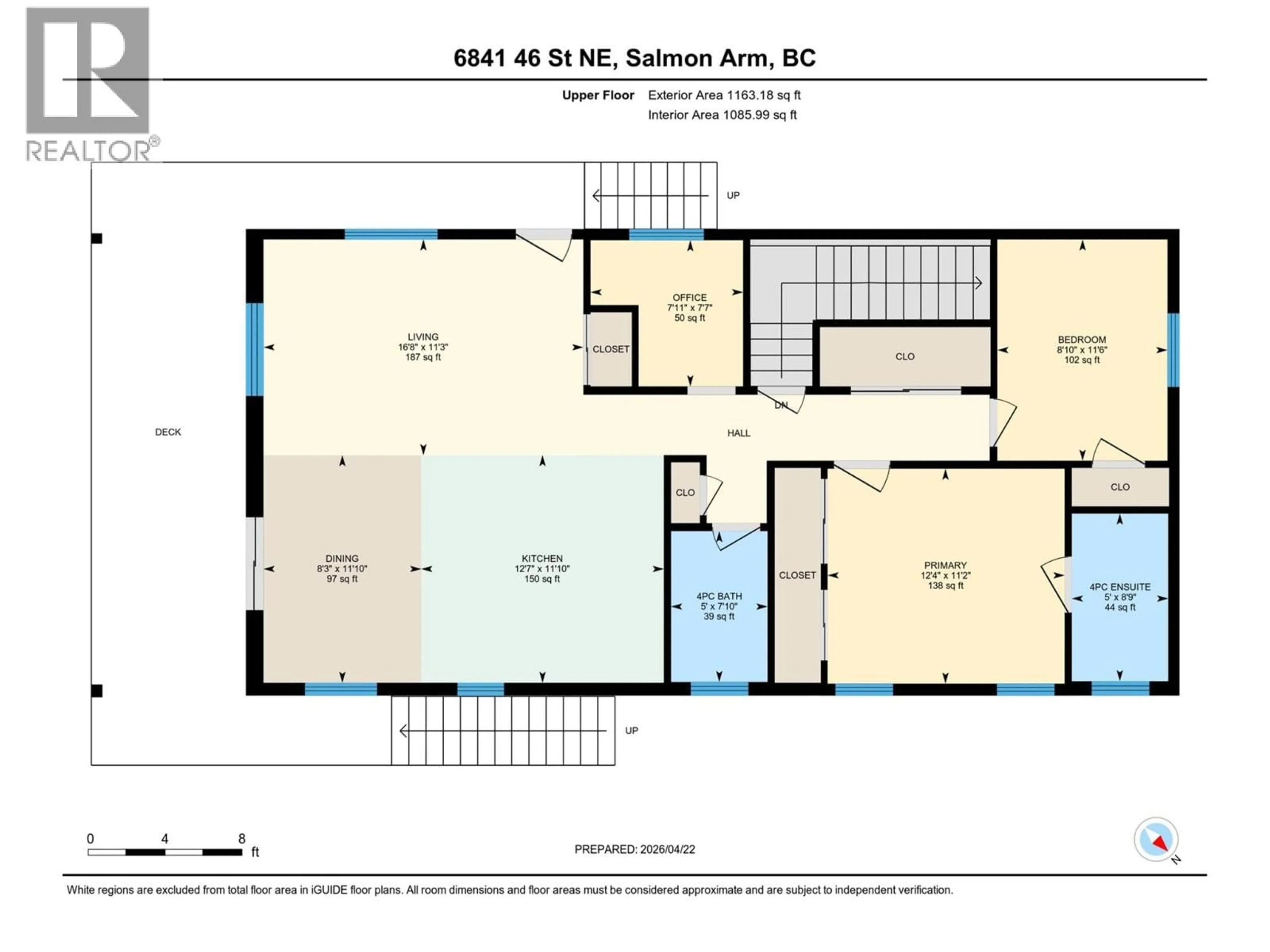 Floor plan for 6841 46 STREET NORTHEAST, Salmon Arm British Columbia V0E1K0