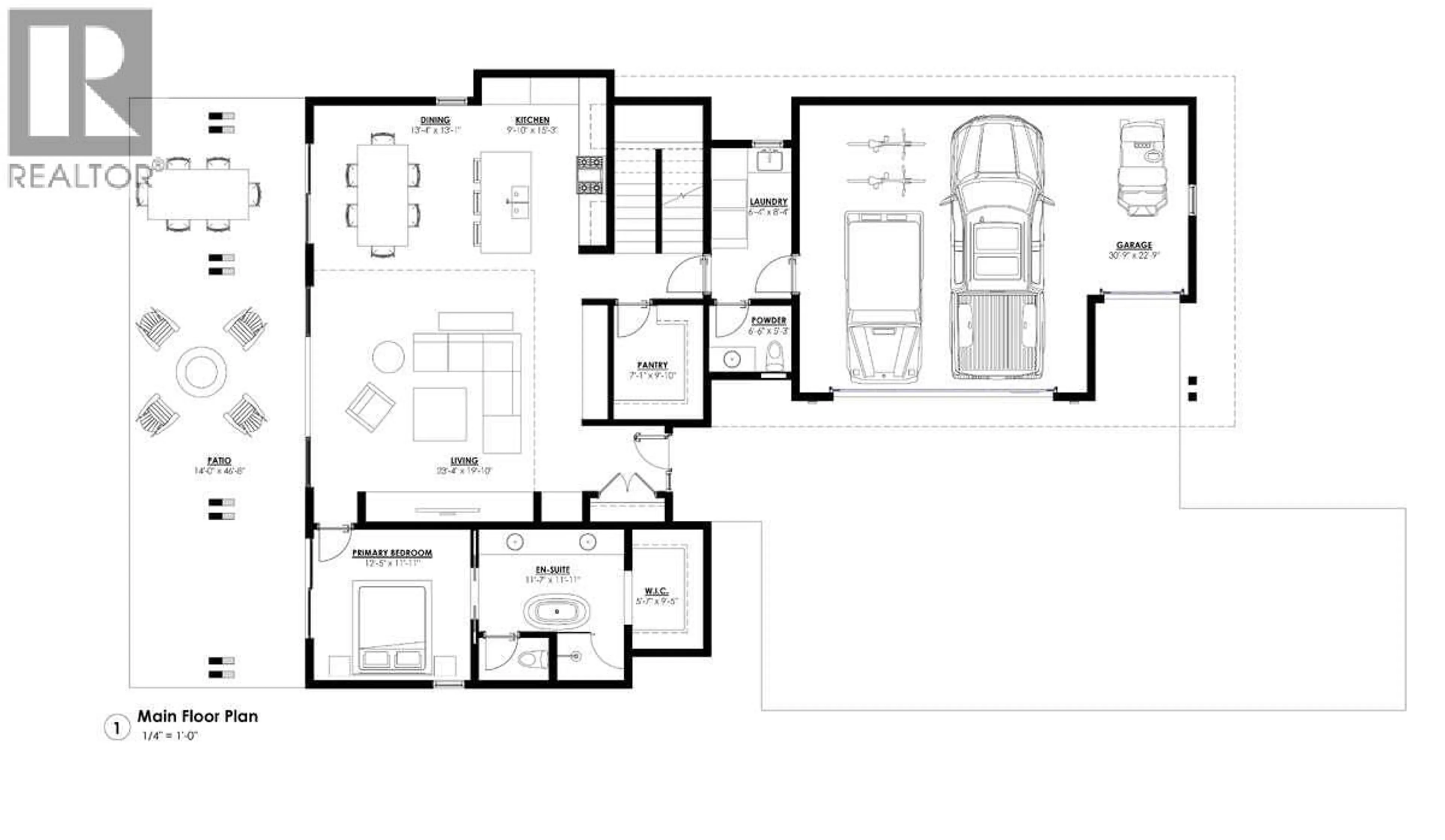 Floor plan for 822 PREDATOR RIDGE DRIVE, Vernon British Columbia V1H1G4