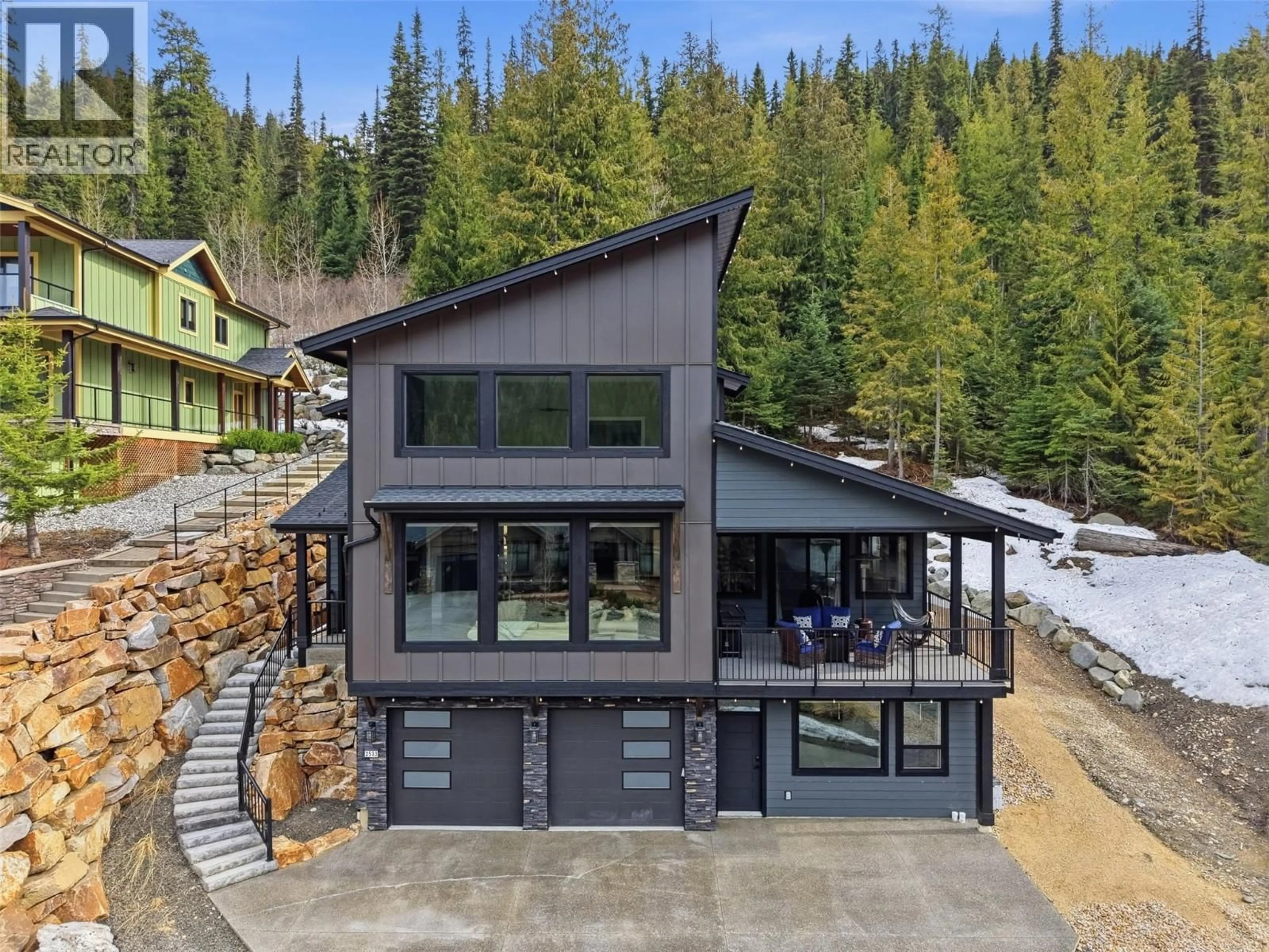 A pic from outside/outdoor area/front of a property/back of a property/a pic from drone, unknown for 2533 MOUNTAIN VIEW DRIVE, Sun Peaks British Columbia V0E5N0