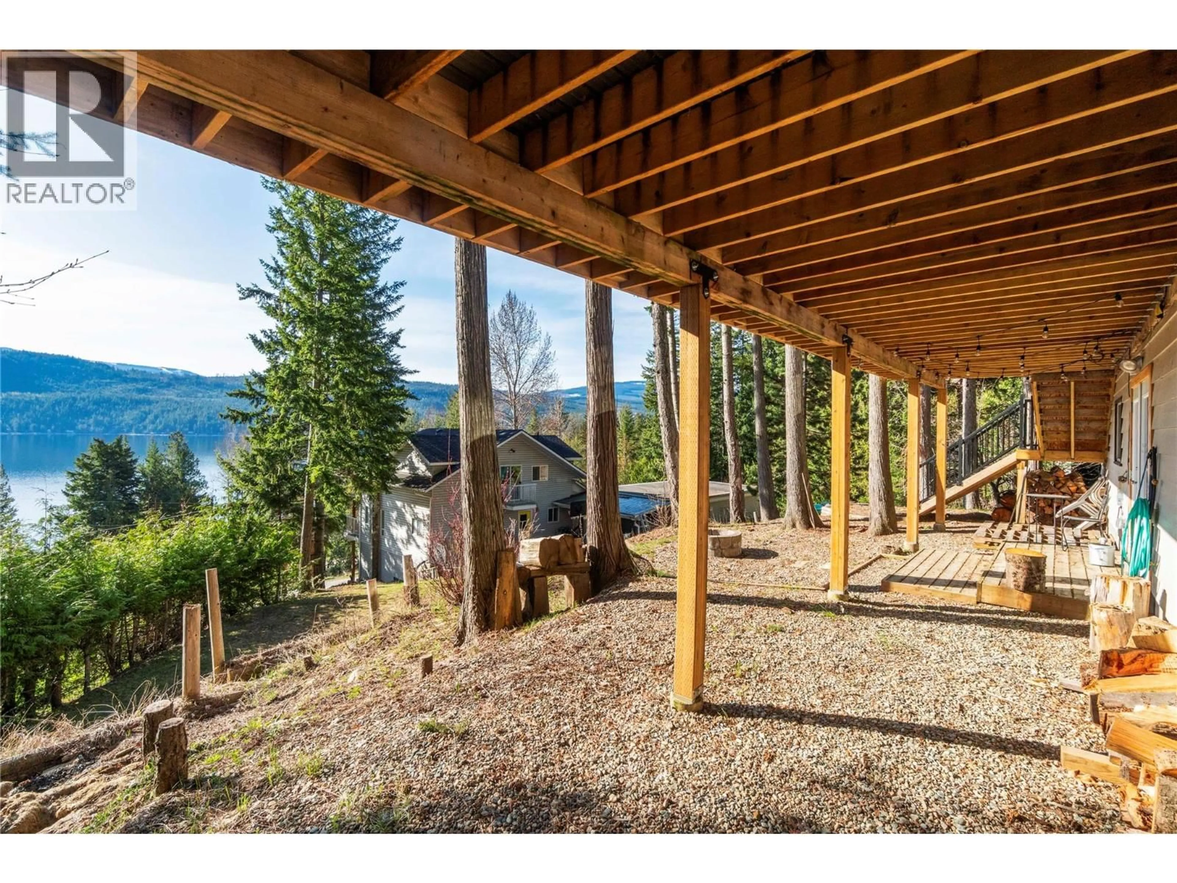 Patio, water/lake/river/ocean view for 8698 PENWITH WAY, St. Ives British Columbia V0E1M9