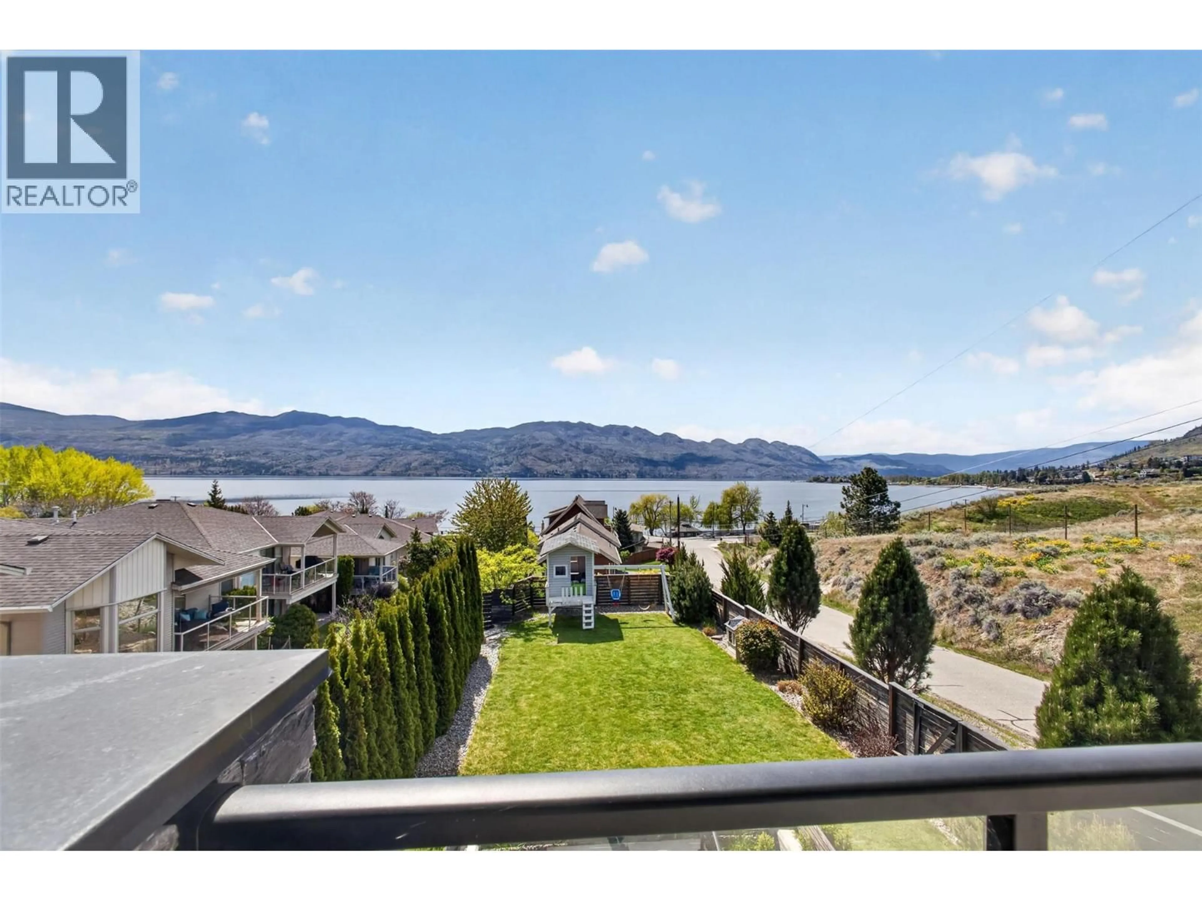 A pic from outside/outdoor area/front of a property/back of a property/a pic from drone, water/lake/river/ocean view for 3859 CARRALL ROAD, West Kelowna British Columbia V4T2C7