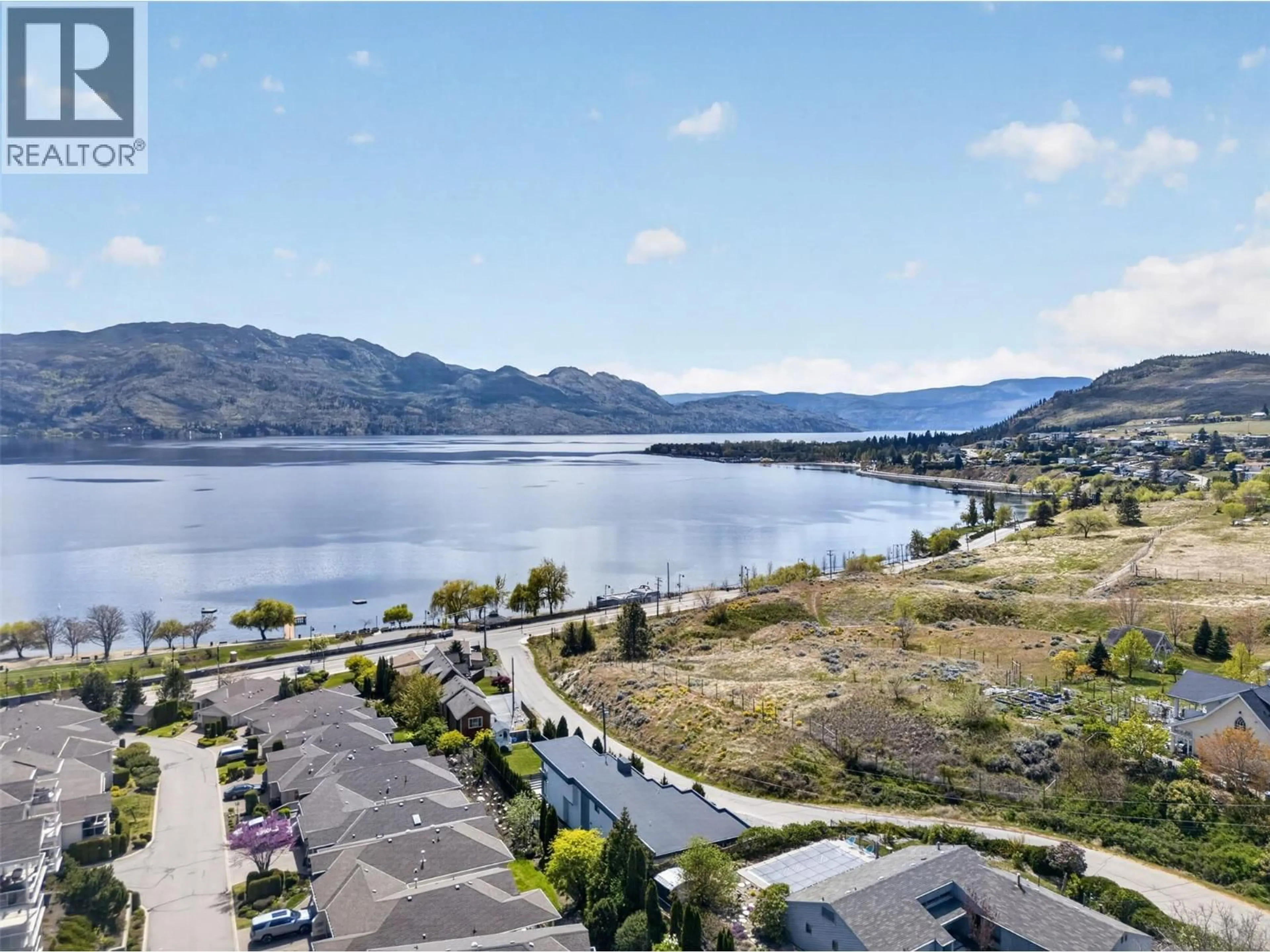 A pic from outside/outdoor area/front of a property/back of a property/a pic from drone, water/lake/river/ocean view for 3859 CARRALL ROAD, West Kelowna British Columbia V4T2C7