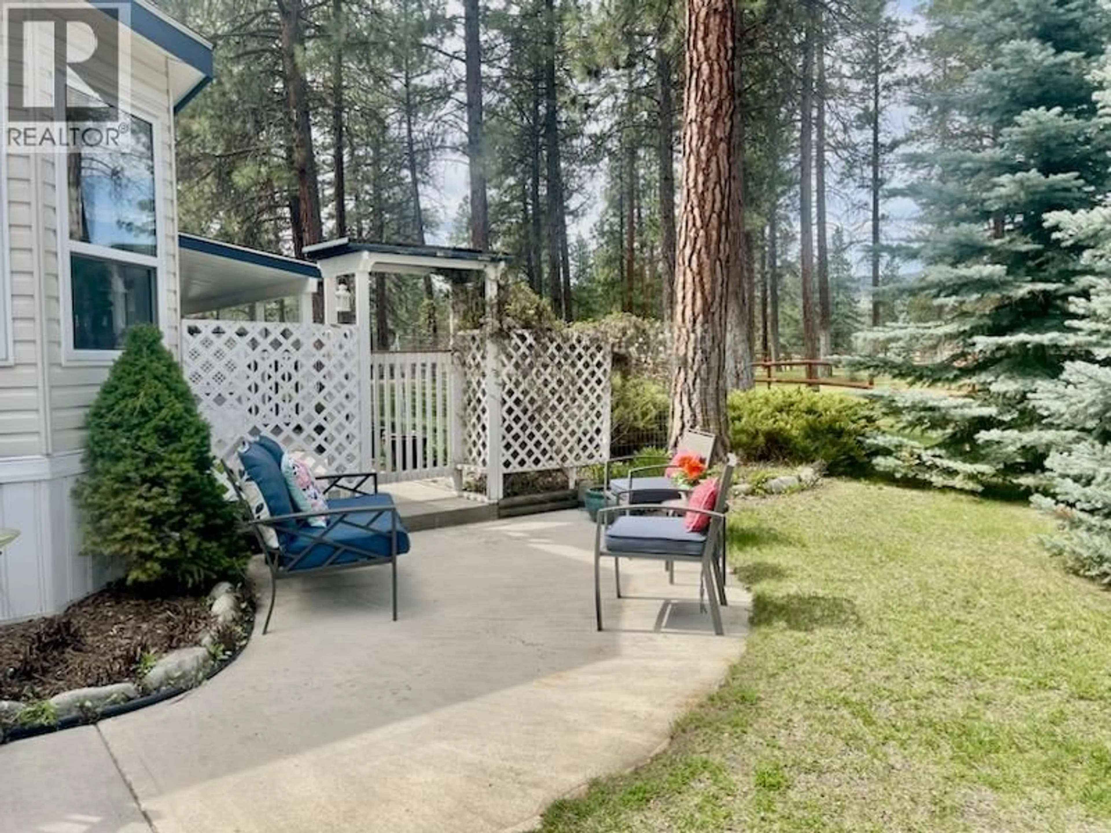 Patio, forest/trees view for 11 - 459 HUEY ROAD, Princeton British Columbia V0X1W0