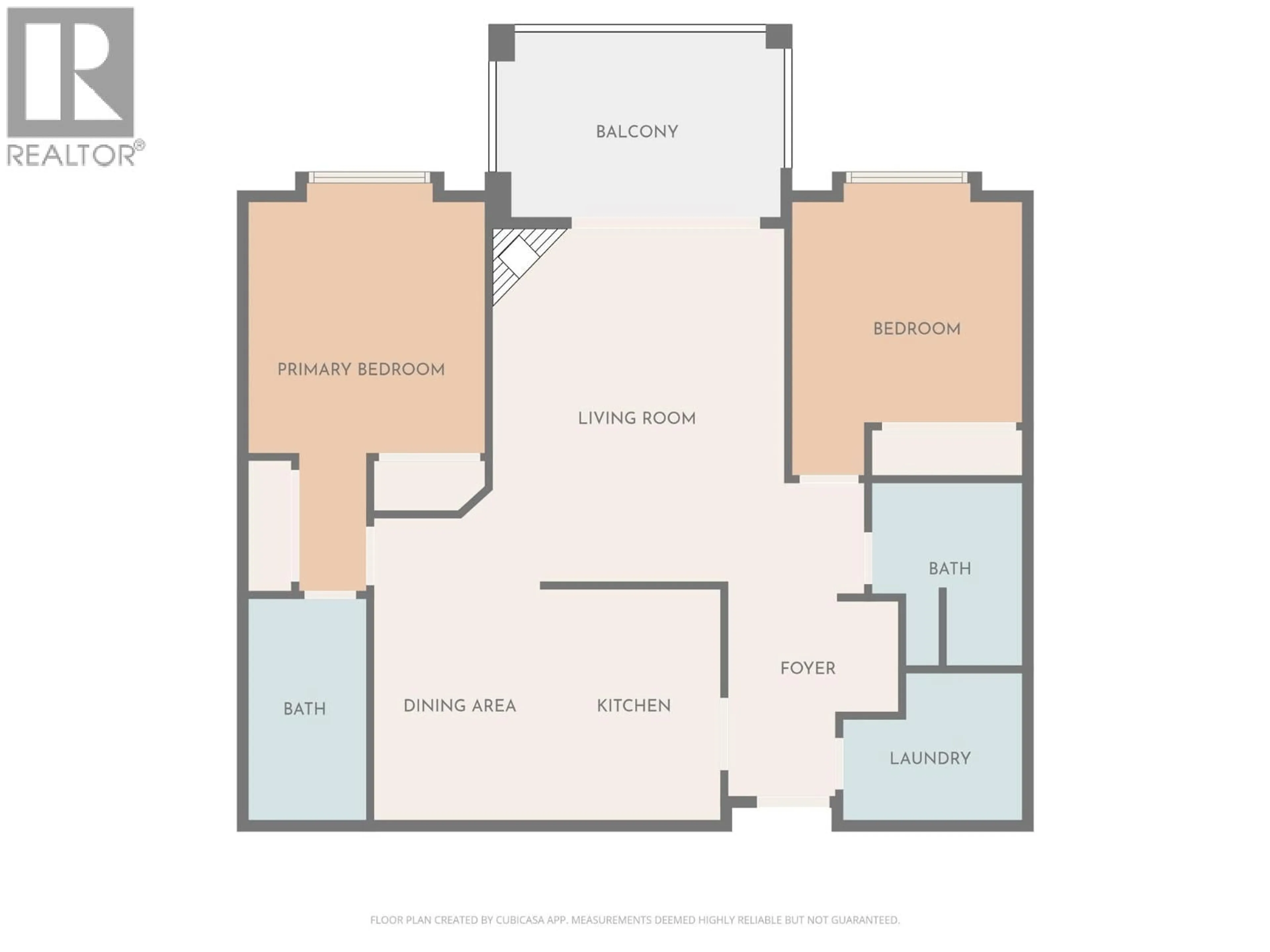 Floor plan for 206 - 1960 ENTERPRISE WAY, Kelowna British Columbia V1Y9S5