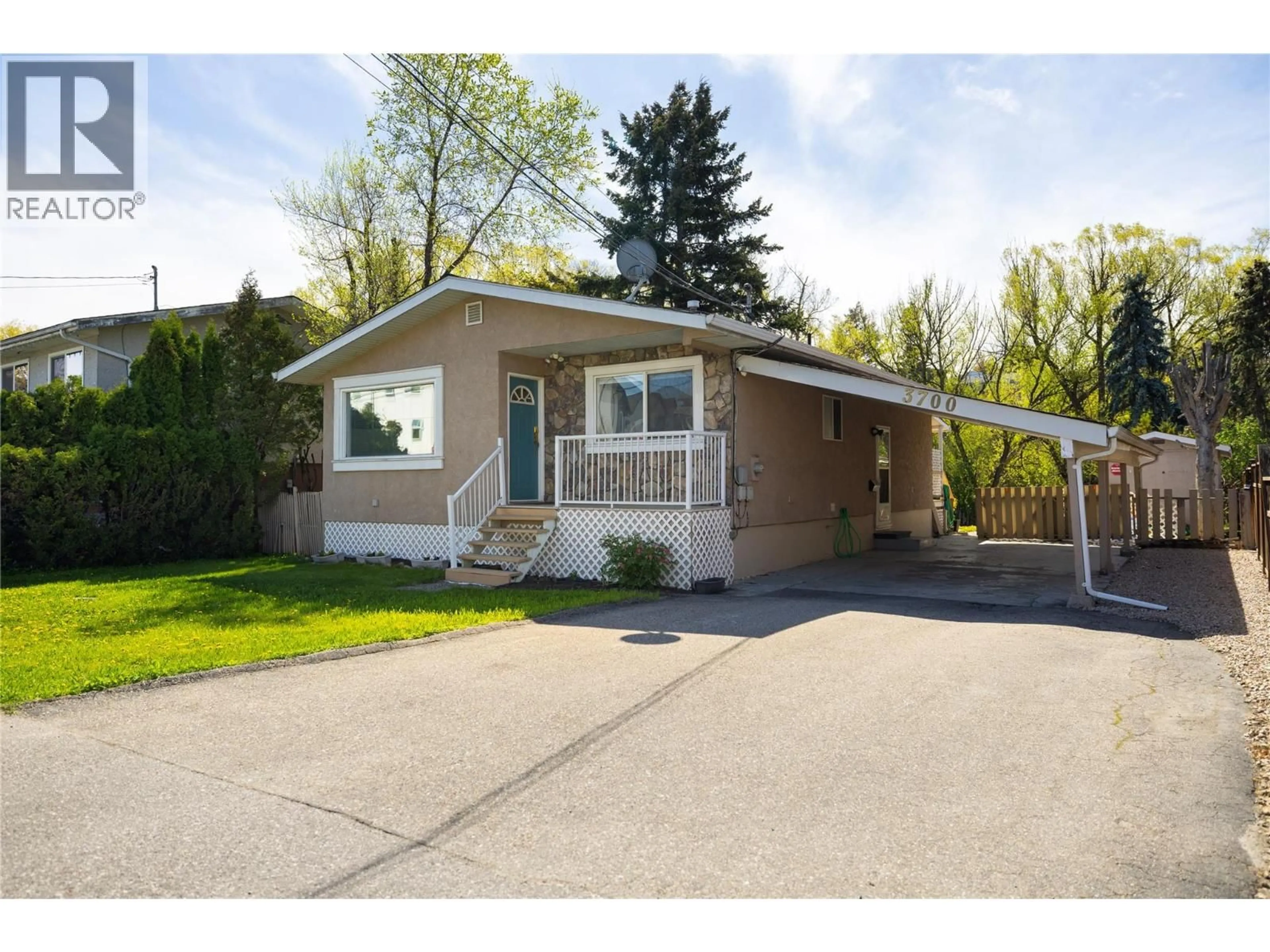 Home with brick exterior material, street for 3700 24 AVENUE, Vernon British Columbia V1T1L9