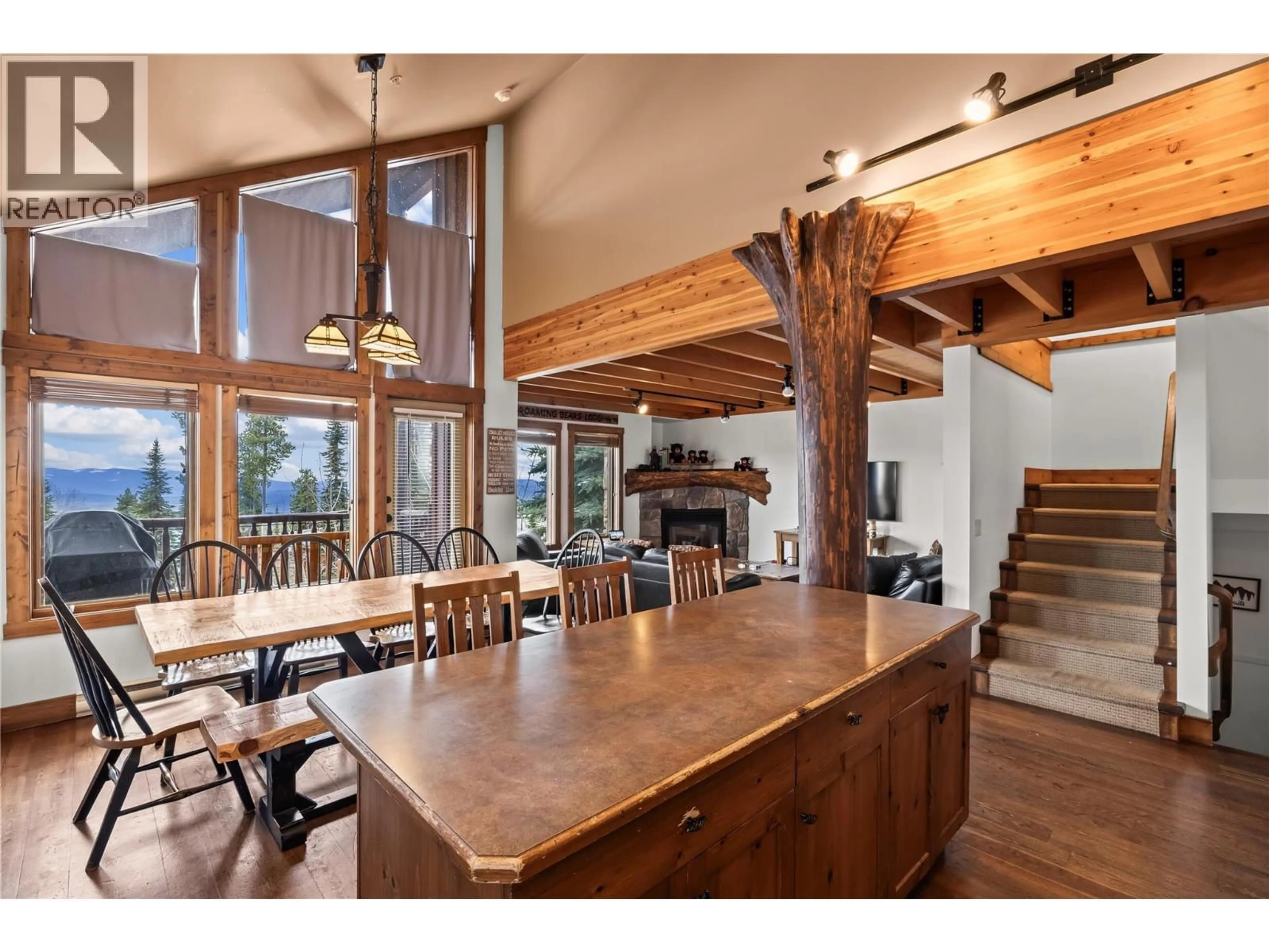 Open concept kitchen, wood/laminate floor for A - 65 FOREST LANE, Big White British Columbia V1P1P3