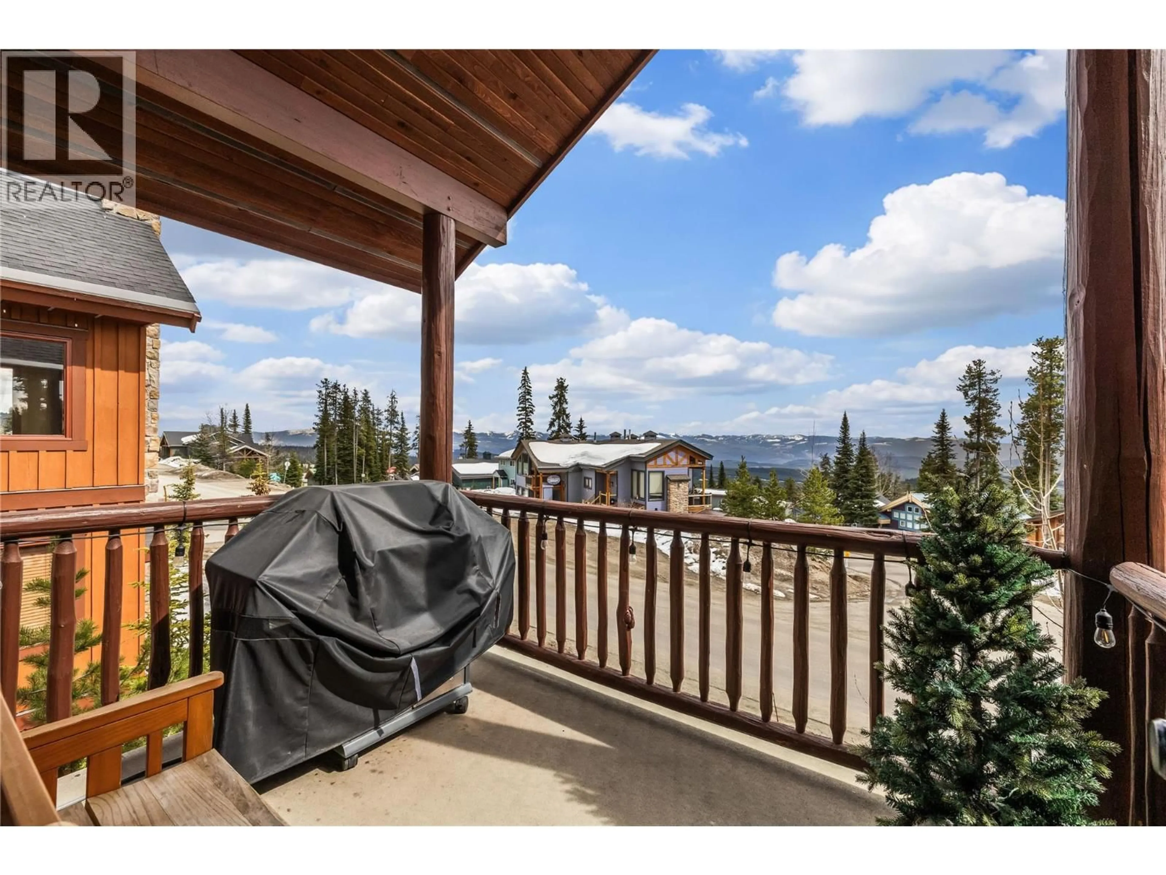 Patio, mountain view for A - 65 FOREST LANE, Big White British Columbia V1P1P3