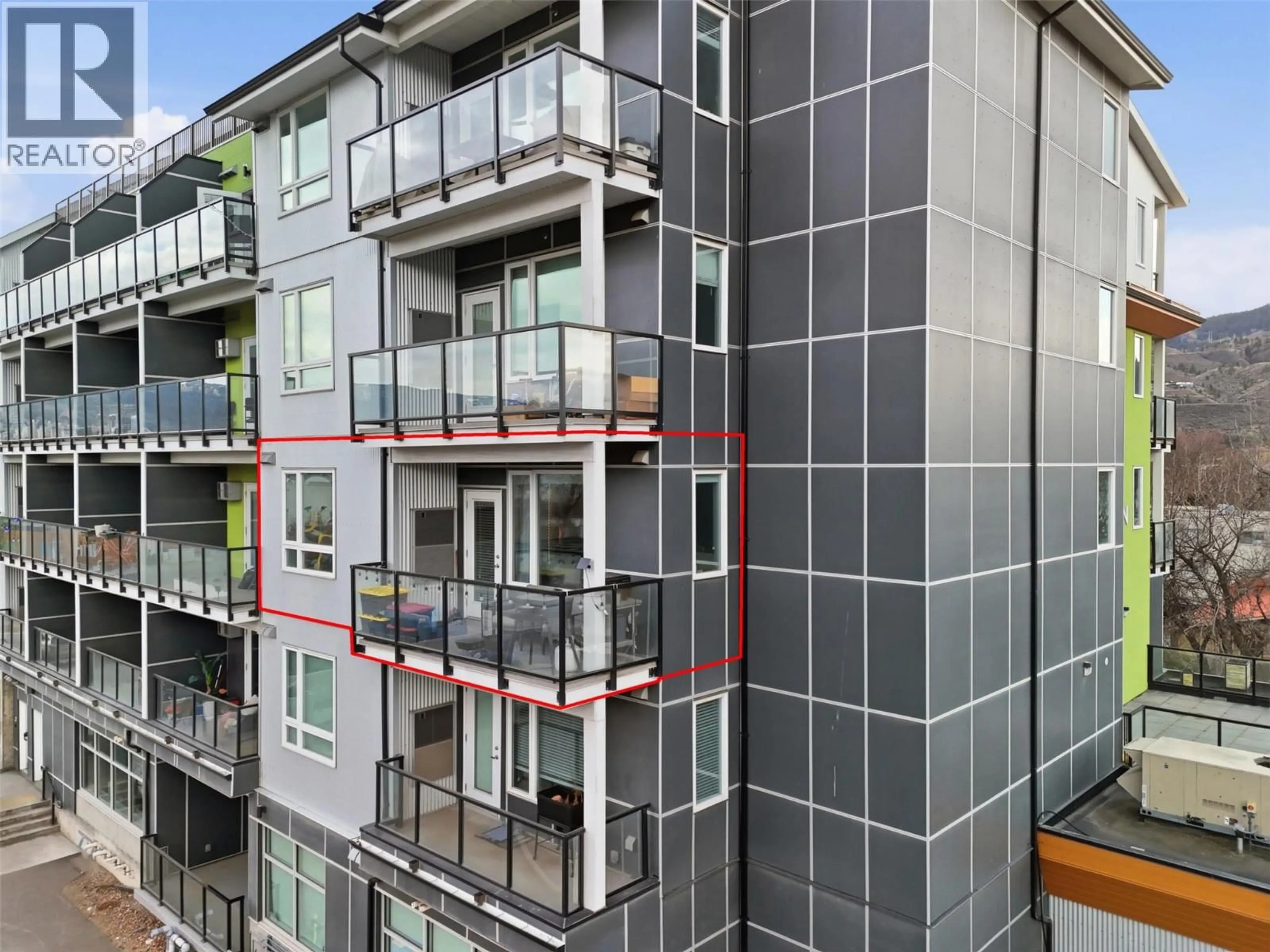 A pic from outside/outdoor area/front of a property/back of a property/a pic from drone, city buildings view from balcony for 405 - 280 TRANQUILLE ROAD, Kamloops British Columbia V2B0J1