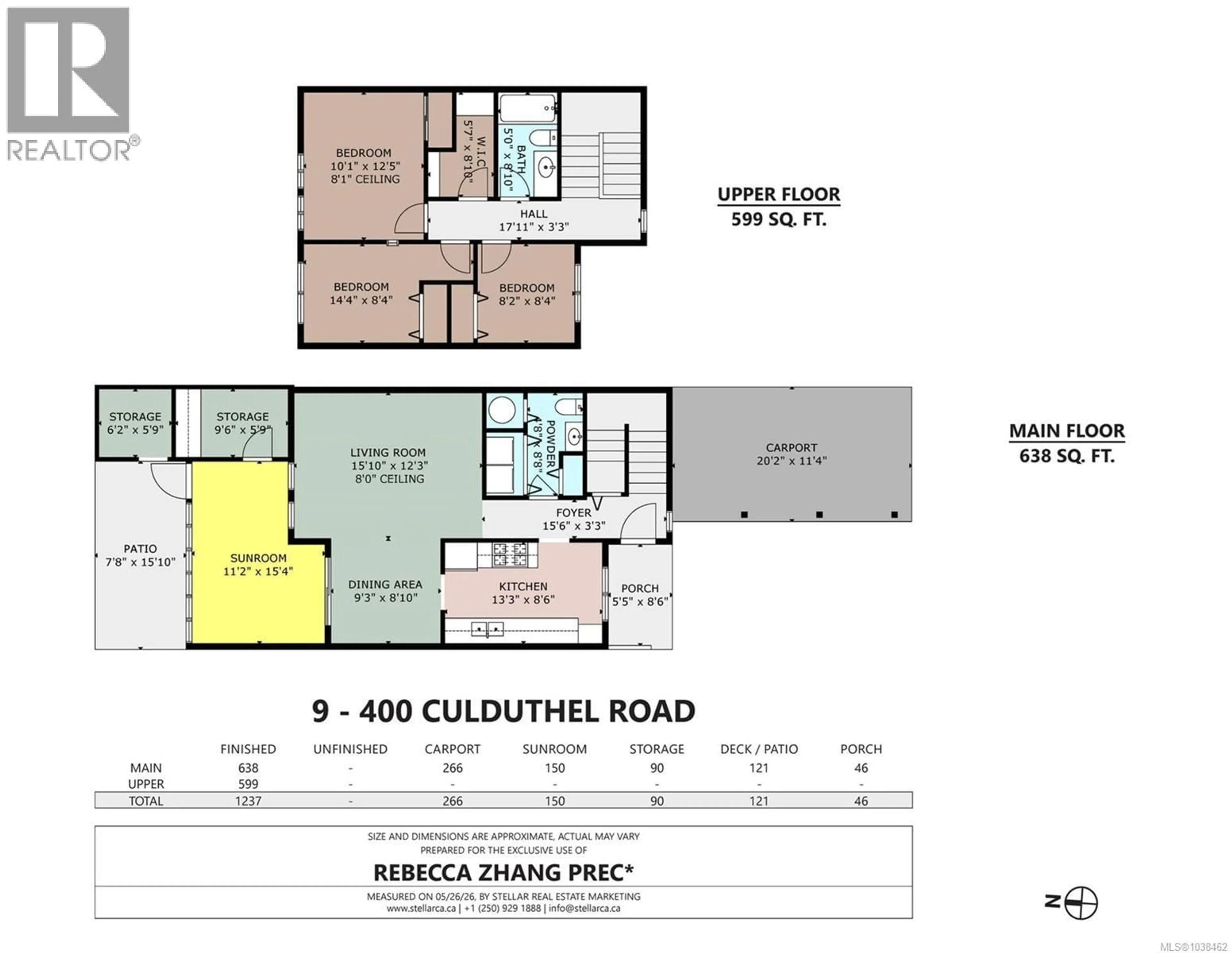 Floor plan for 9 - 400 CULDUTHEL ROAD, Saanich British Columbia V8Z1G1