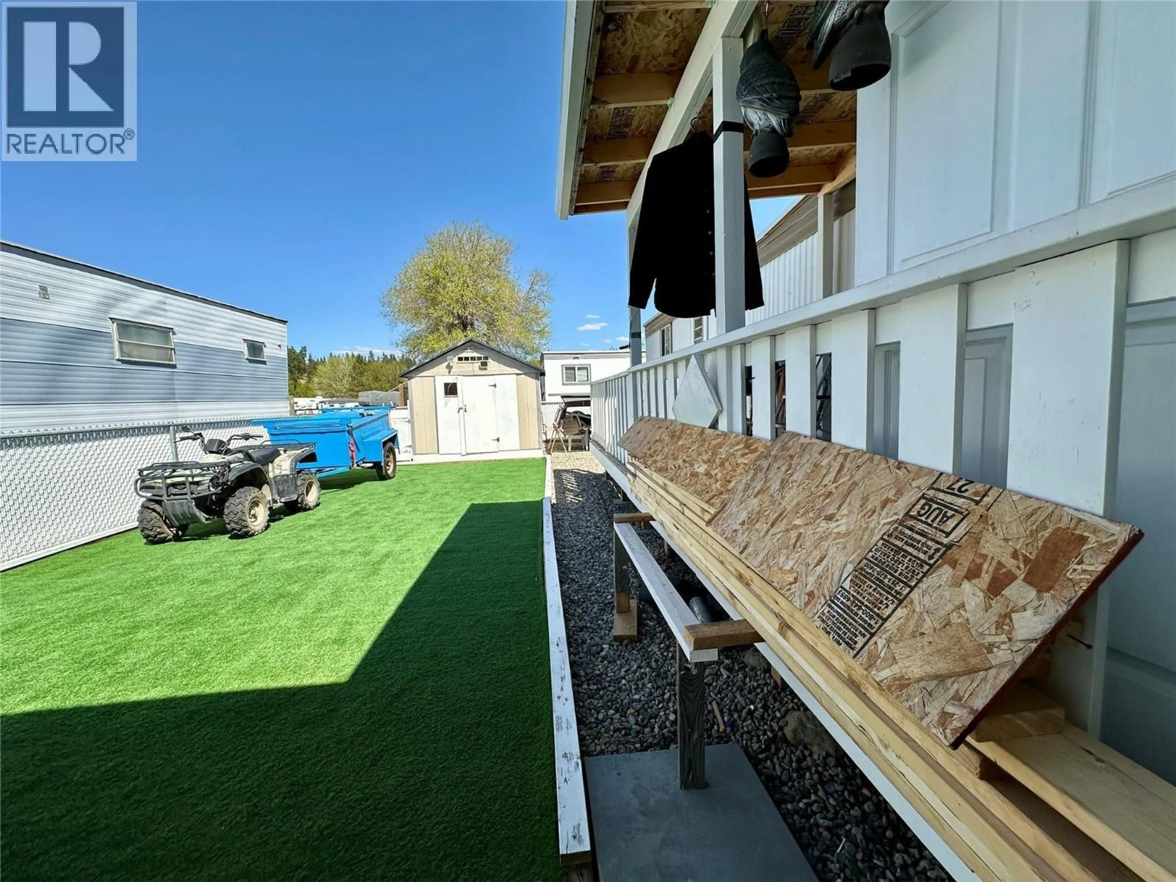 A pic from outside/outdoor area/front of a property/back of a property/a pic from drone, street for 15 - 473 CORINA AVENUE, Princeton British Columbia V0X1W0