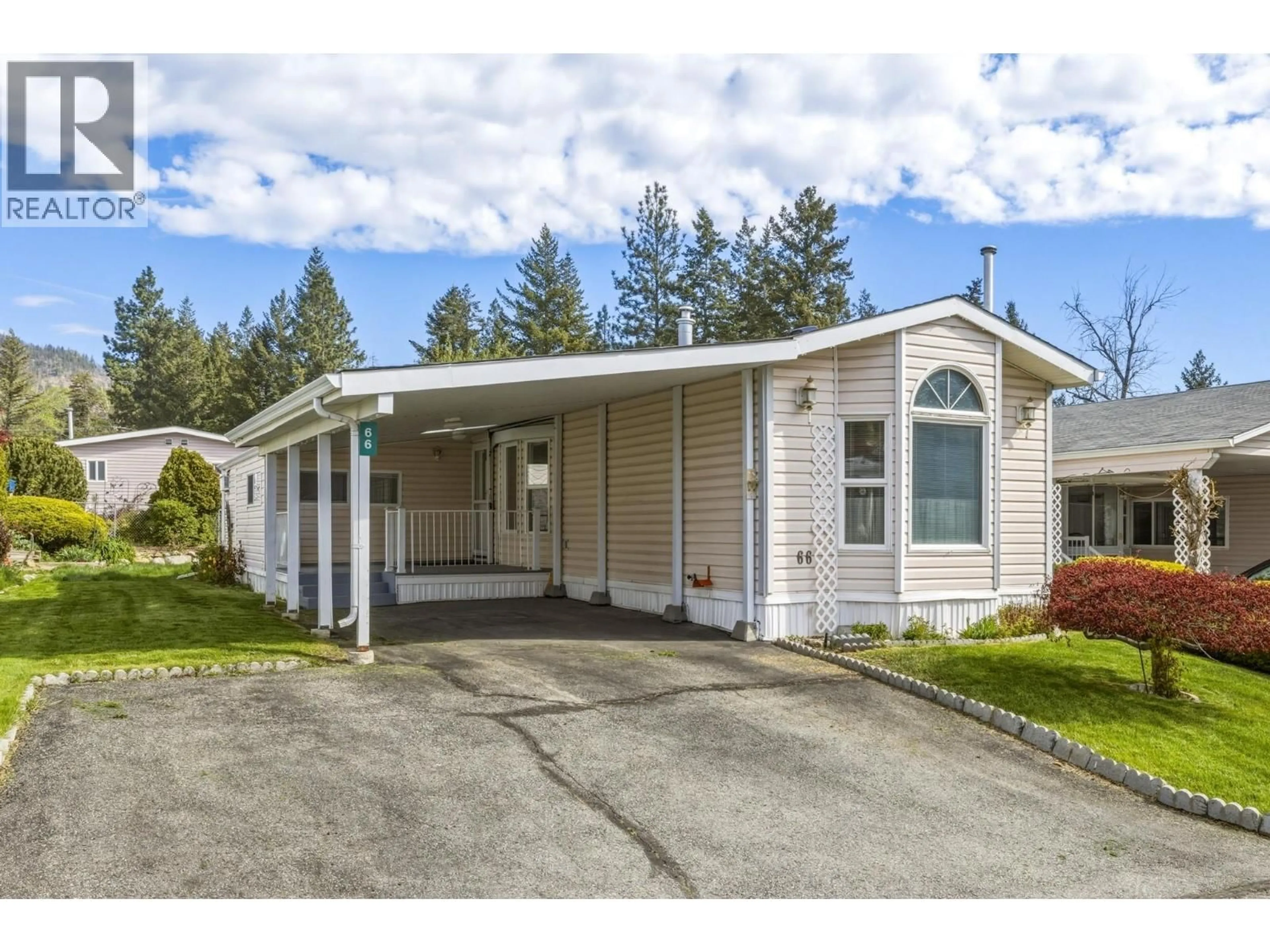 Home with vinyl exterior material, street for 66 - 1850 SHANNON LAKE ROAD, West Kelowna British Columbia V4T1L6