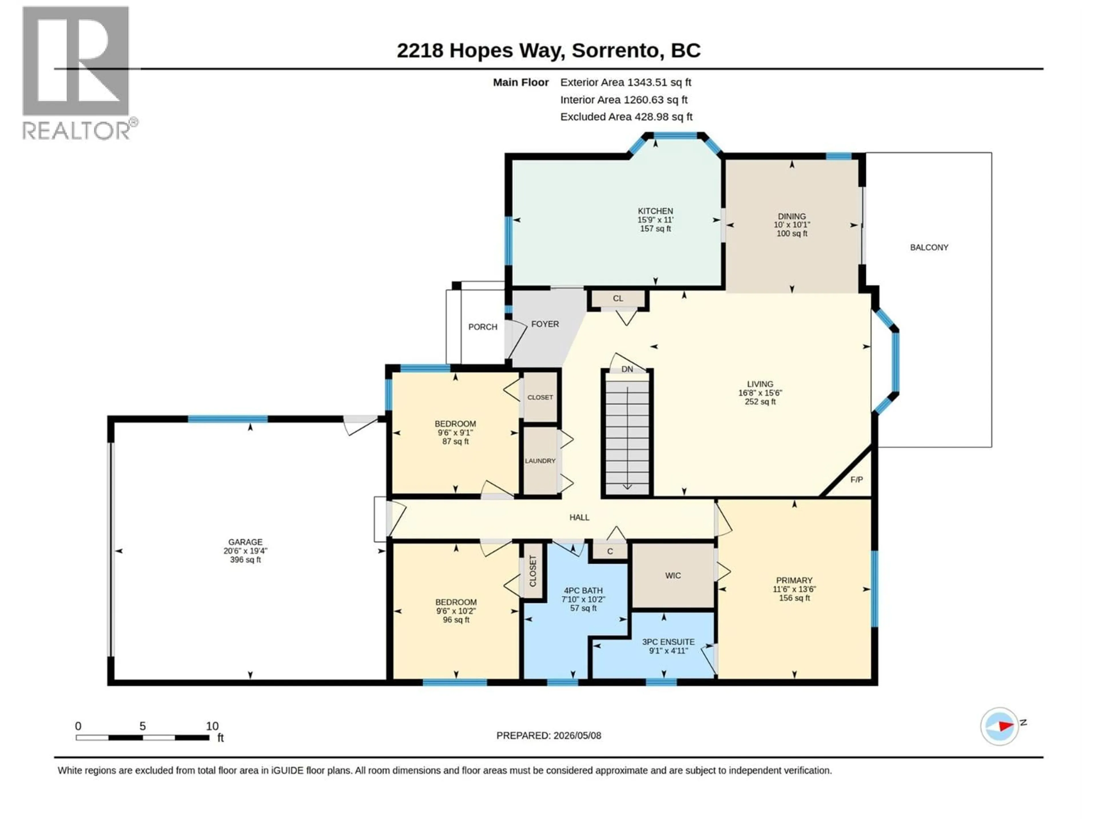 Floor plan for 2218 HOPES WAY, Sorrento British Columbia V0E2W2