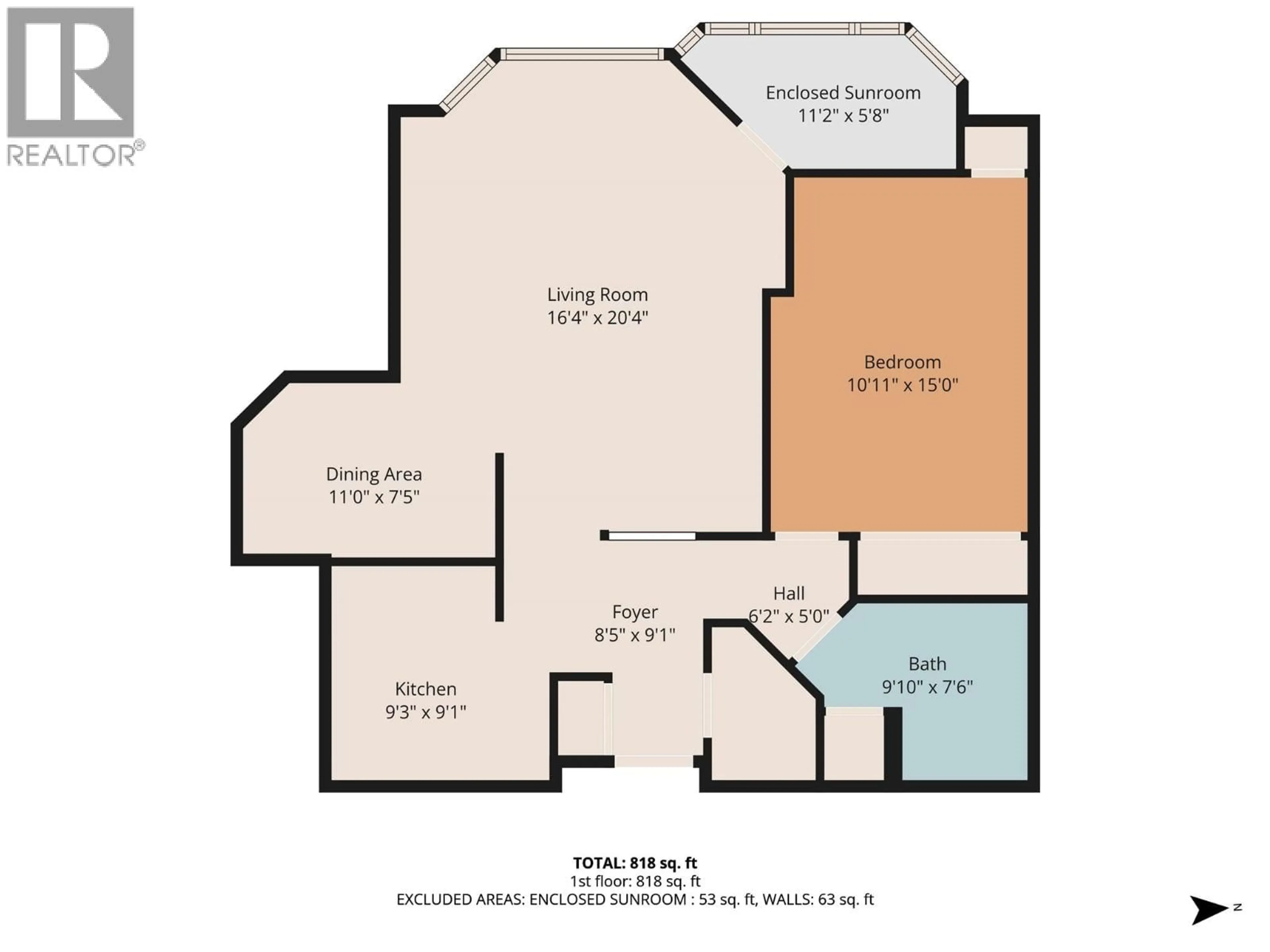 Floor plan for 101 - 3157 CASORSO ROAD, Kelowna British Columbia V1W4E7