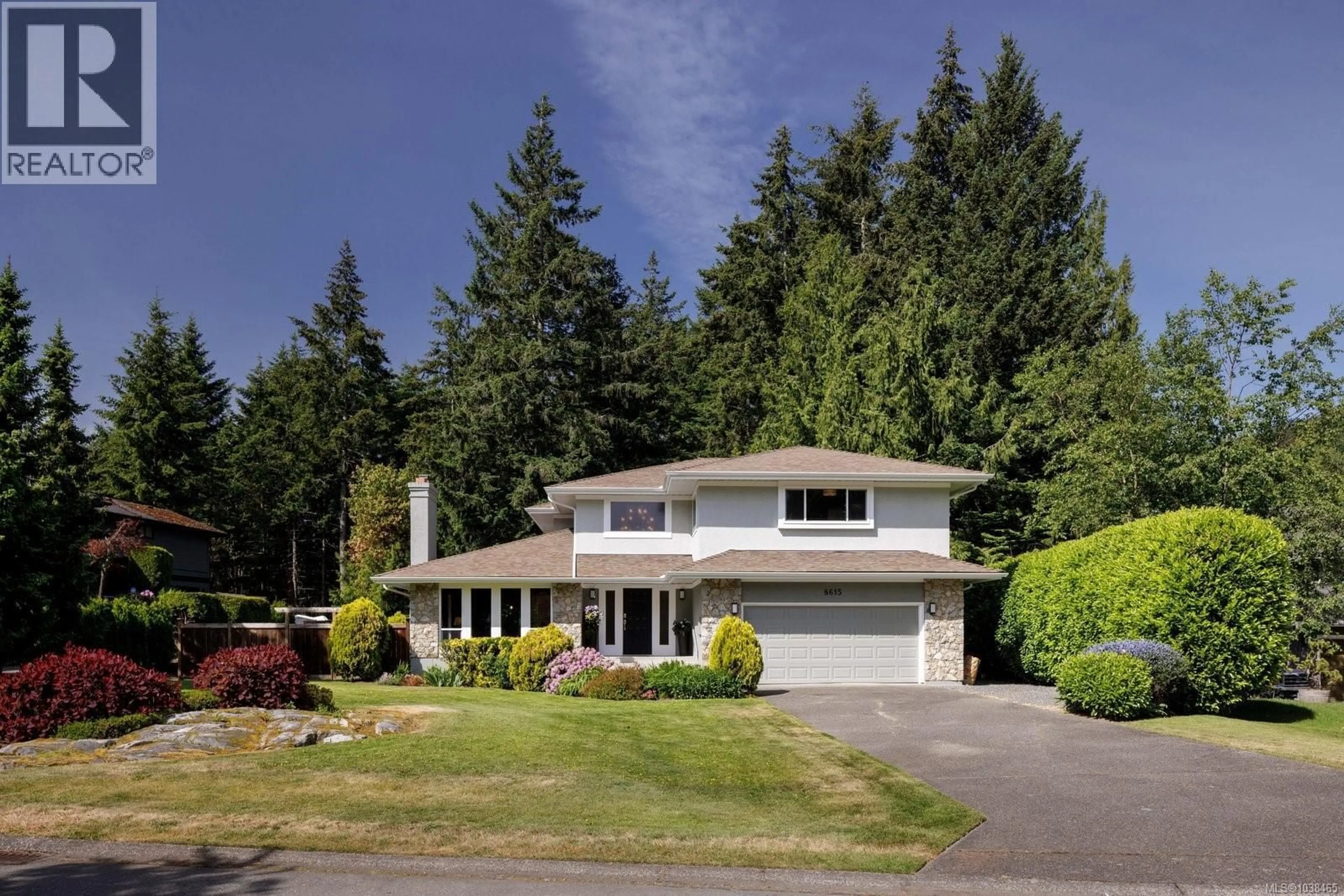 Home with vinyl exterior material, street for 8615 SENTINEL PLACE, North Saanich British Columbia V8L4Z8