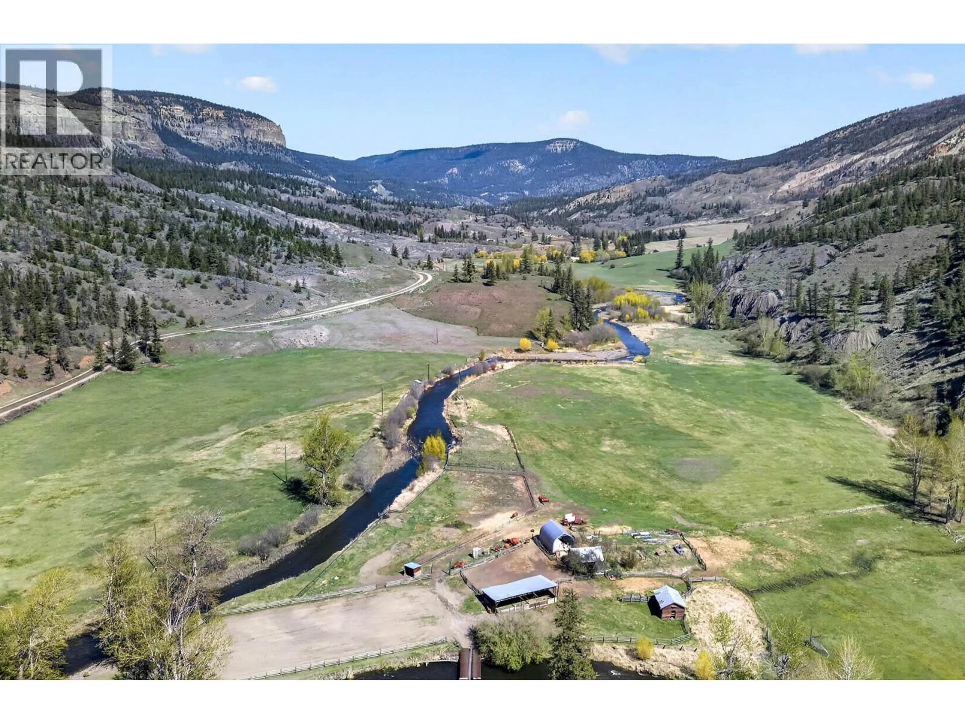A pic from outside/outdoor area/front of a property/back of a property/a pic from drone, mountain view for 4150 DEADMAN VIDETTE ROAD, Kamloops British Columbia V0K2P0