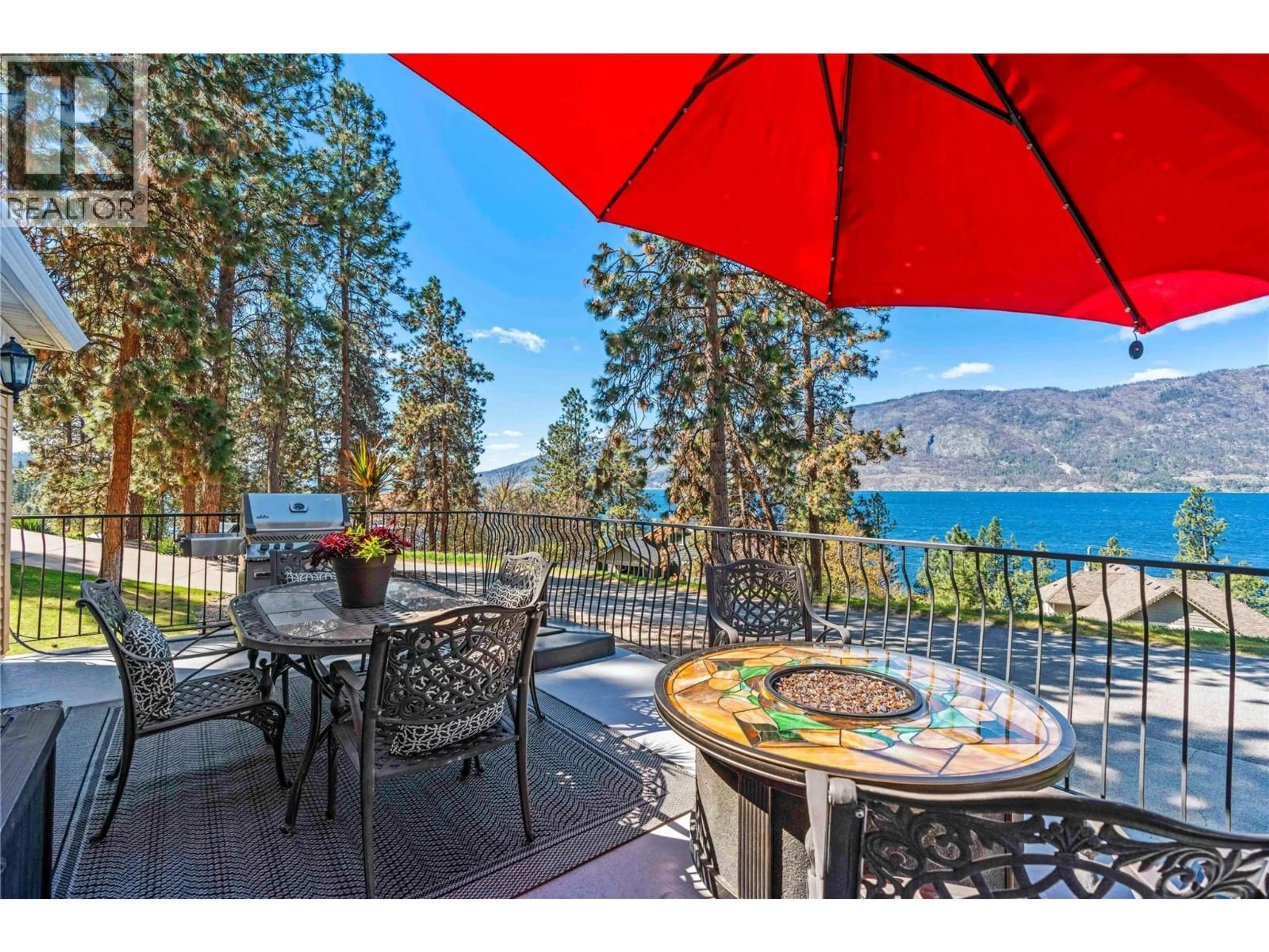 Patio, water/lake/river/ocean view for 10563 OKANAGAN CENTRE ROAD WEST, Lake Country British Columbia V4V2H8