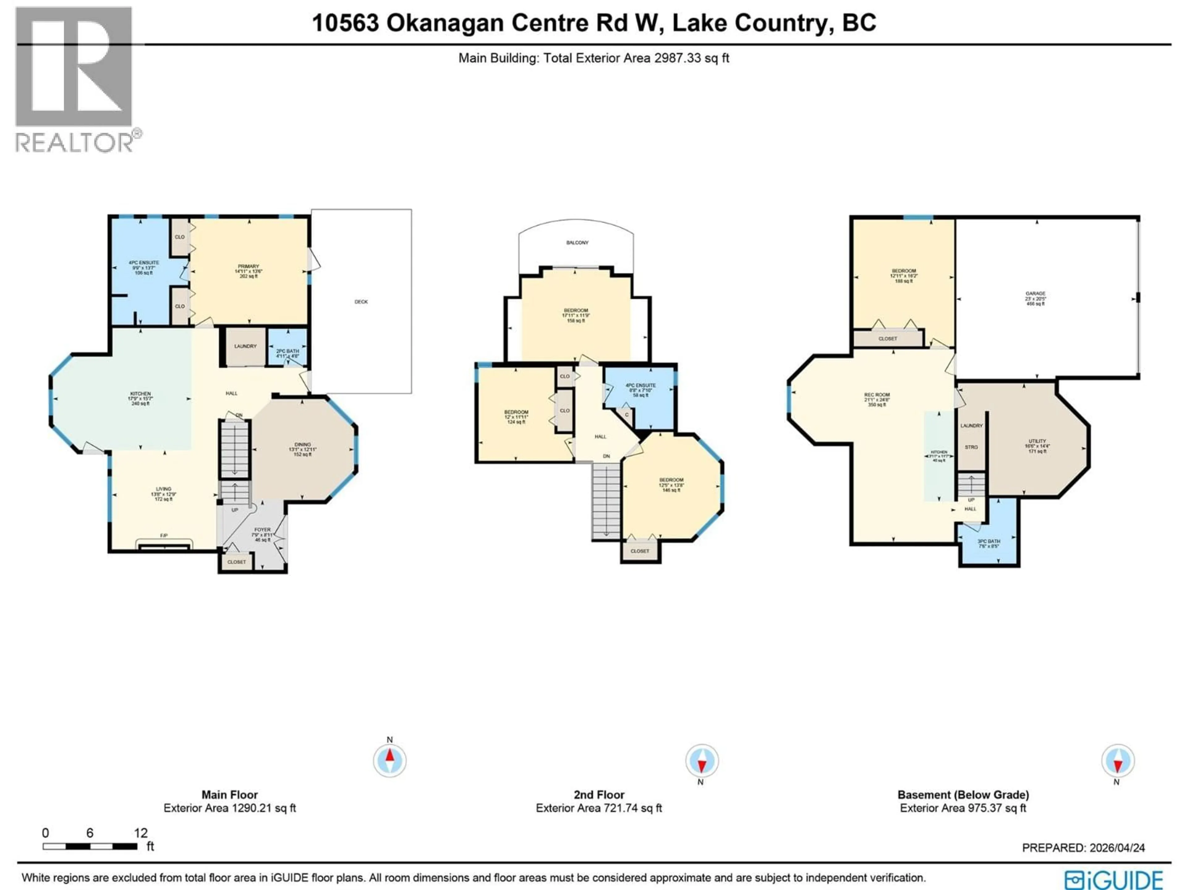 Floor plan for 10563 OKANAGAN CENTRE ROAD WEST, Lake Country British Columbia V4V2H8