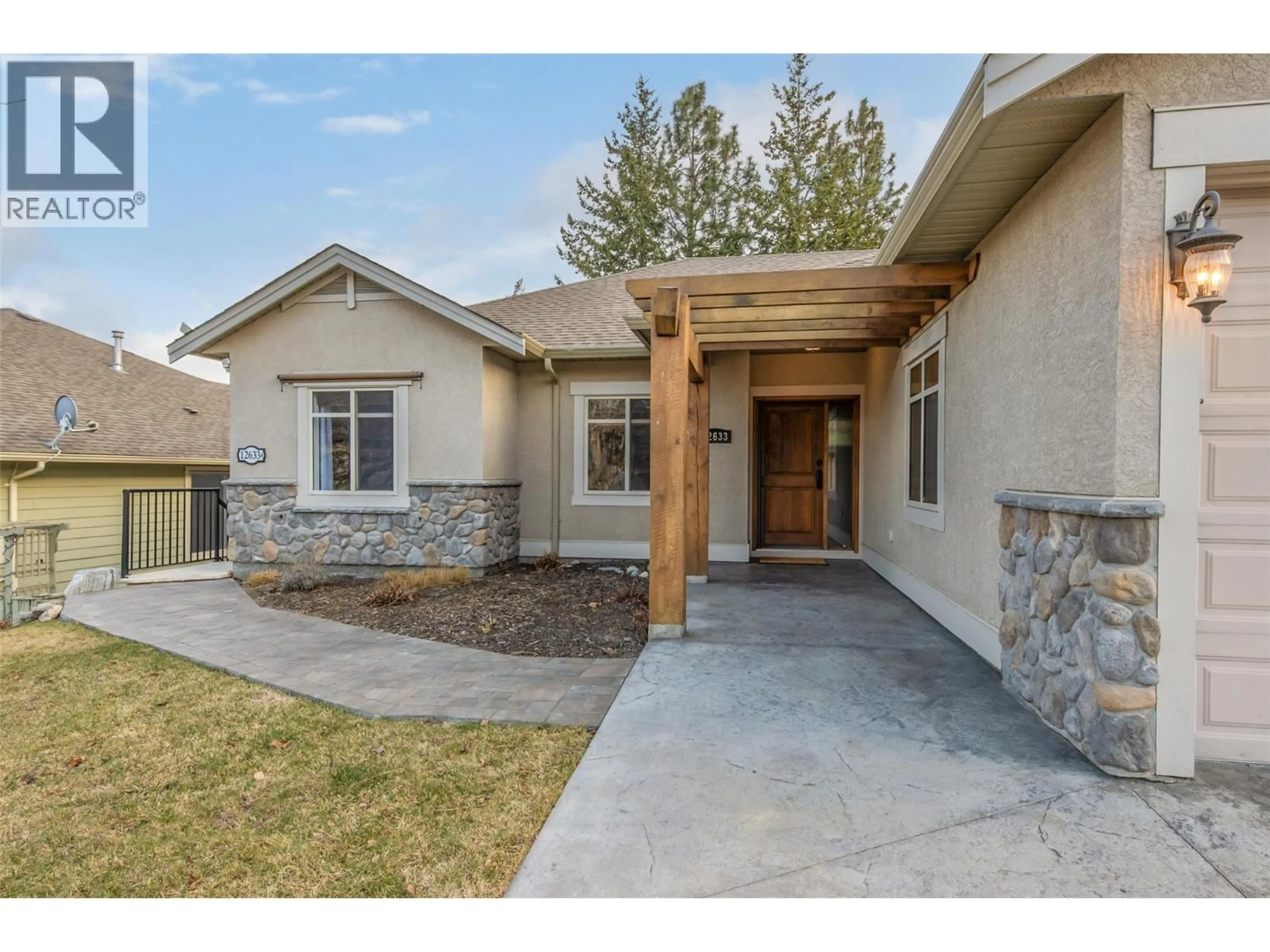 Home with brick exterior material, street for 12633 DRIFTWOOD COURT, Lake Country British Columbia V4V2M9
