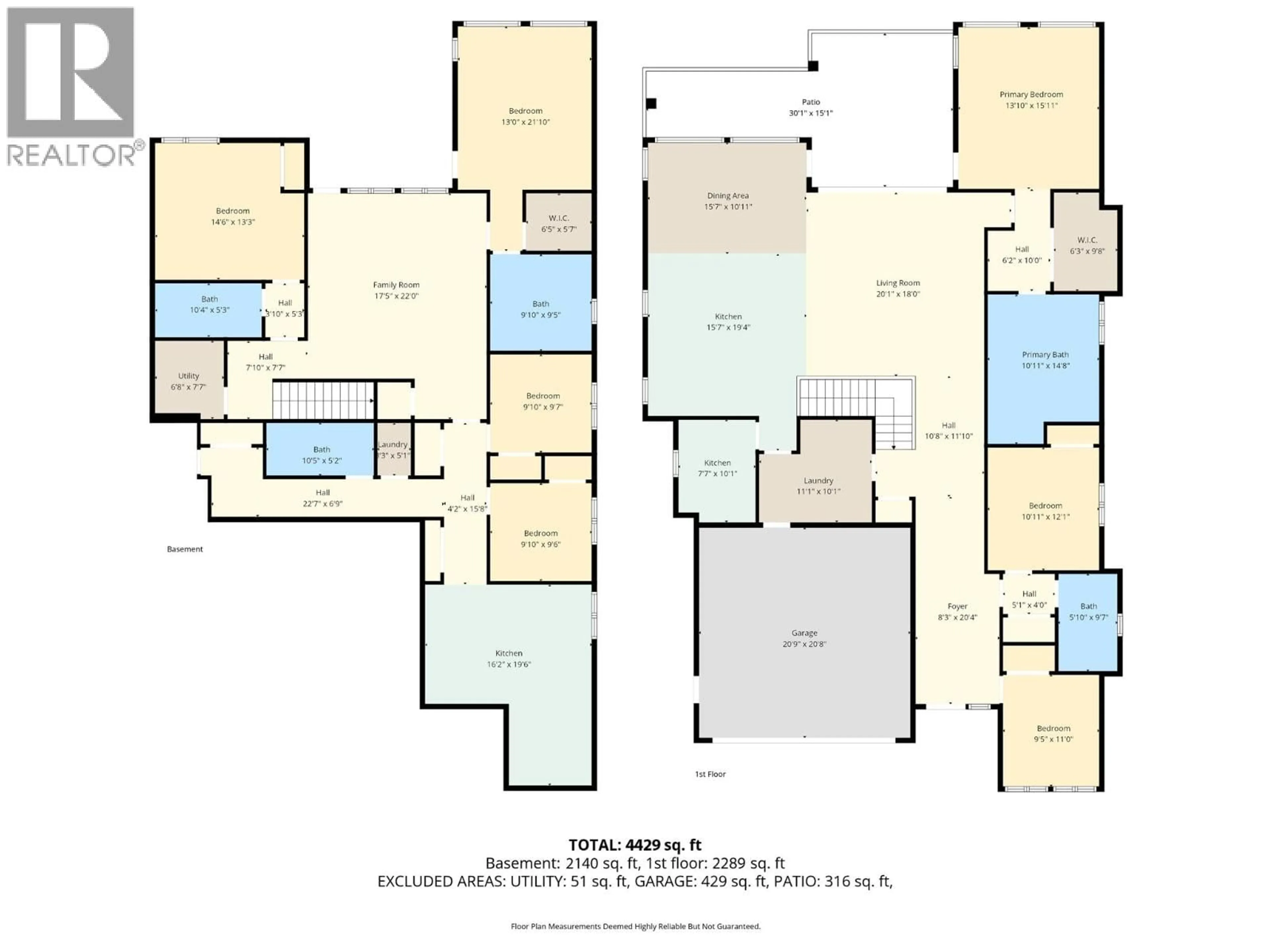 Floor plan for 1087 CARNOUSTIE DRIVE, Kelowna British Columbia V1P0A3