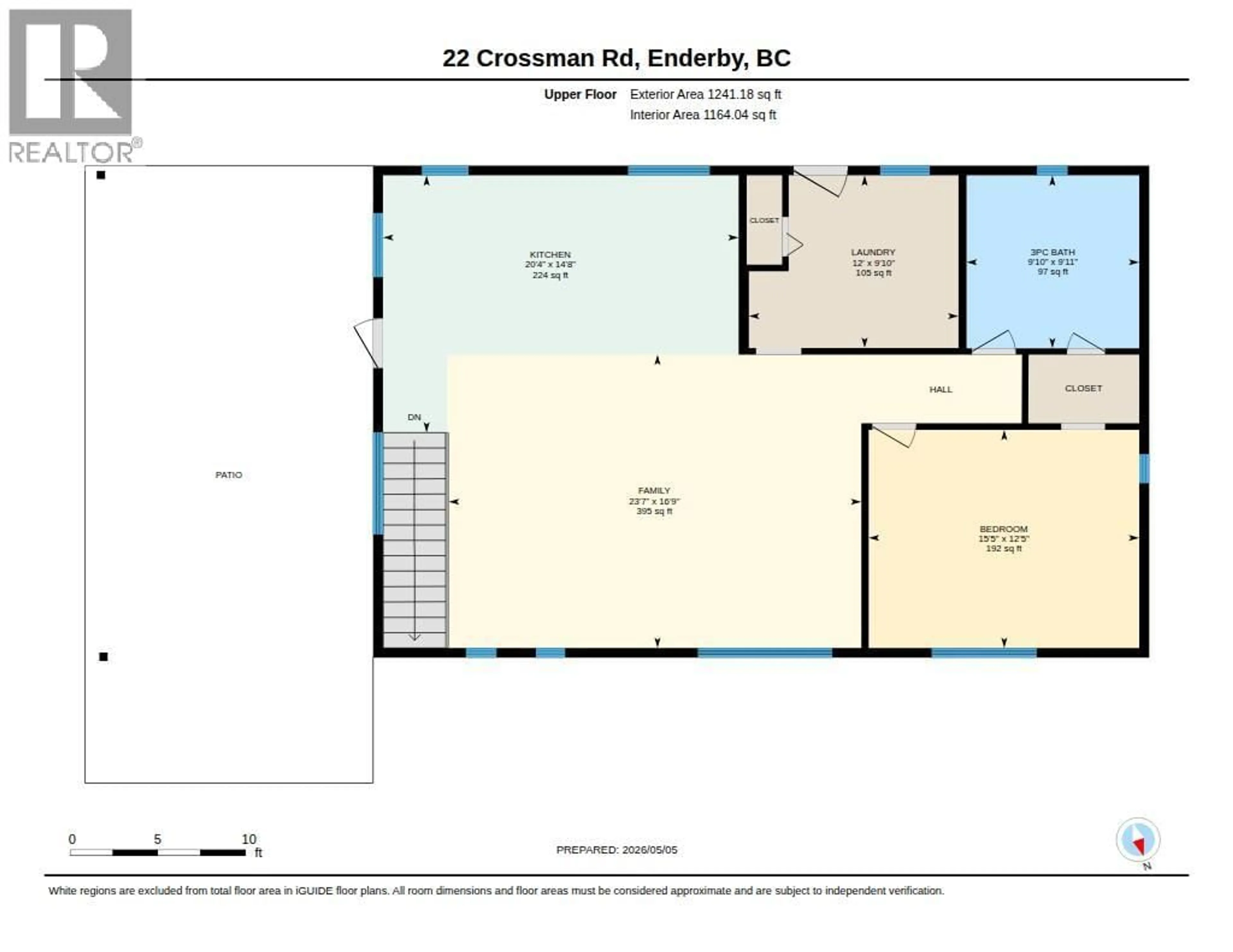 Floor plan for 22 CROSSMAN ROAD, Enderby British Columbia V0E1V3
