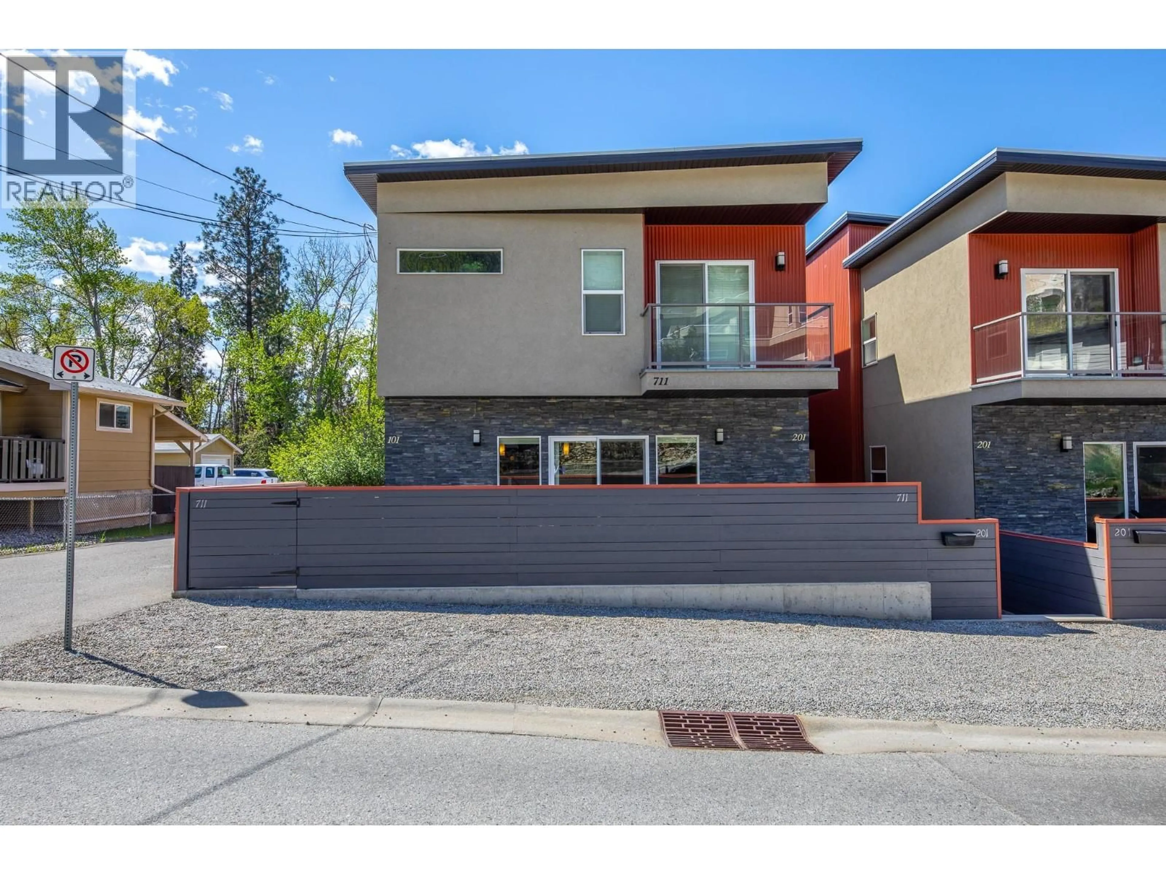 Home with brick exterior material, street for 101 - 711 CREEKSIDE ROAD, Penticton British Columbia V2A2C5