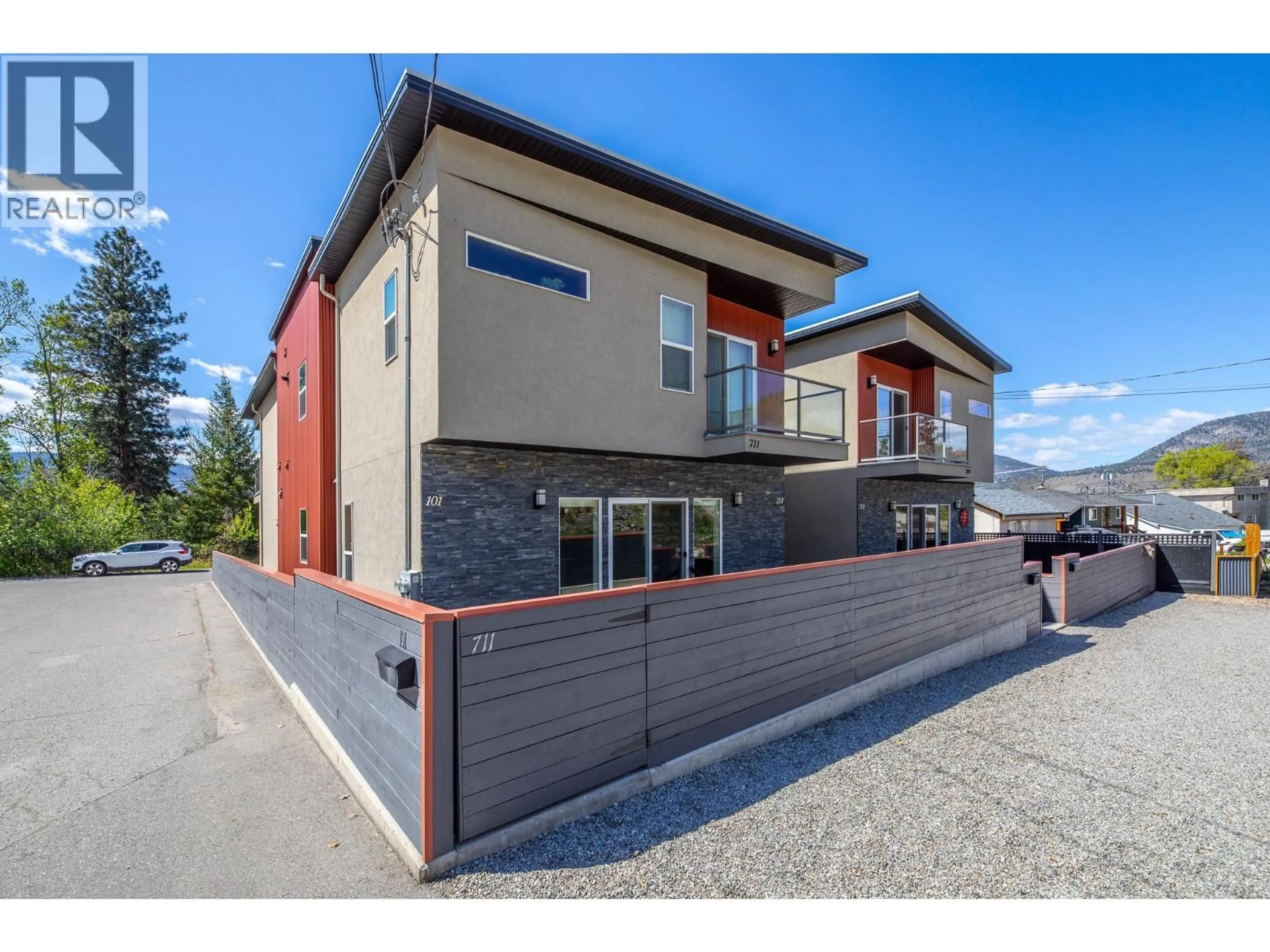 Home with brick exterior material, street for 101 - 711 CREEKSIDE ROAD, Penticton British Columbia V2A2C5