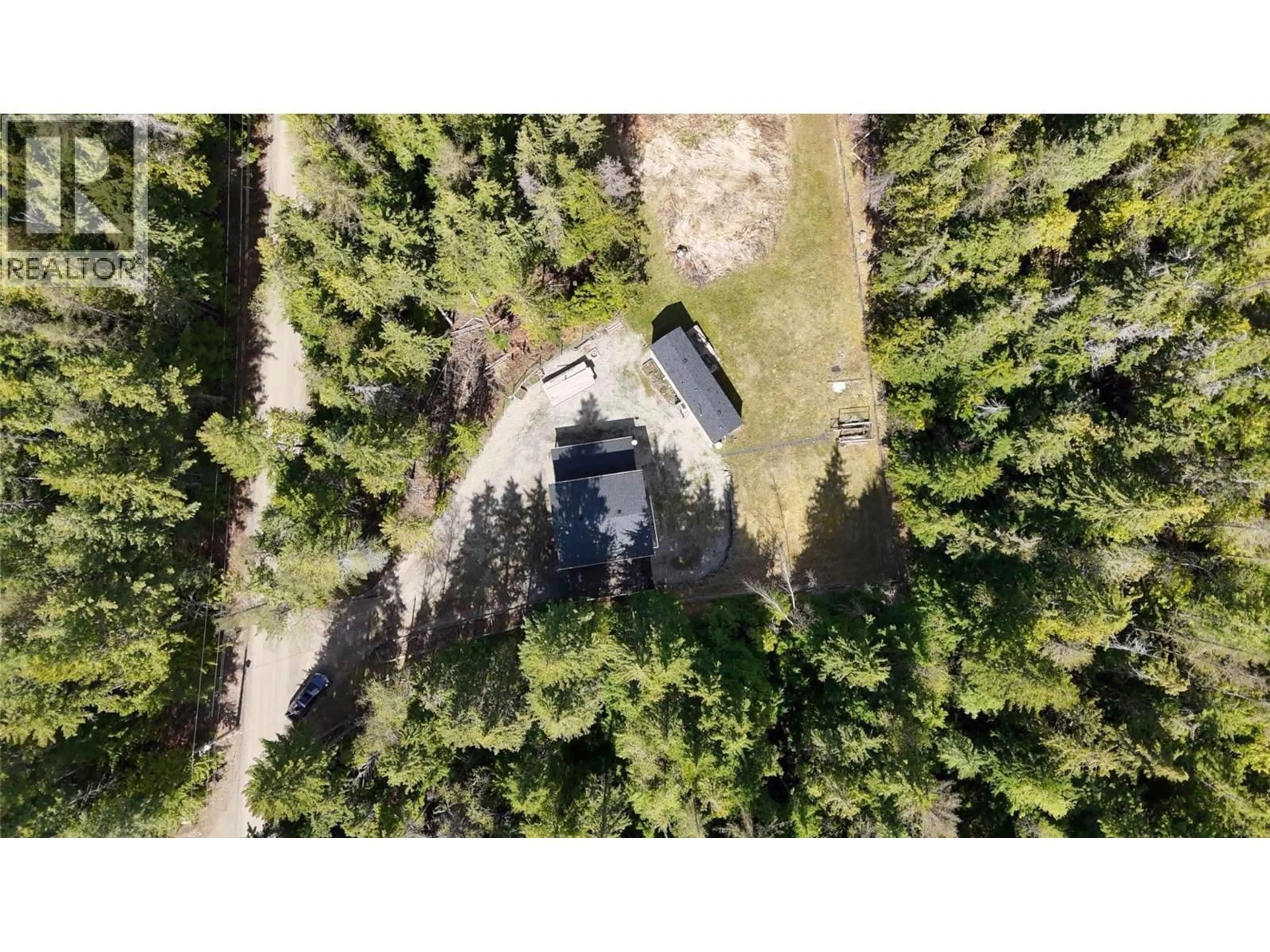 A pic from outside/outdoor area/front of a property/back of a property/a pic from drone, forest/trees view for 6167 ARMSTRONG ROAD, Eagle Bay British Columbia V0E1T0