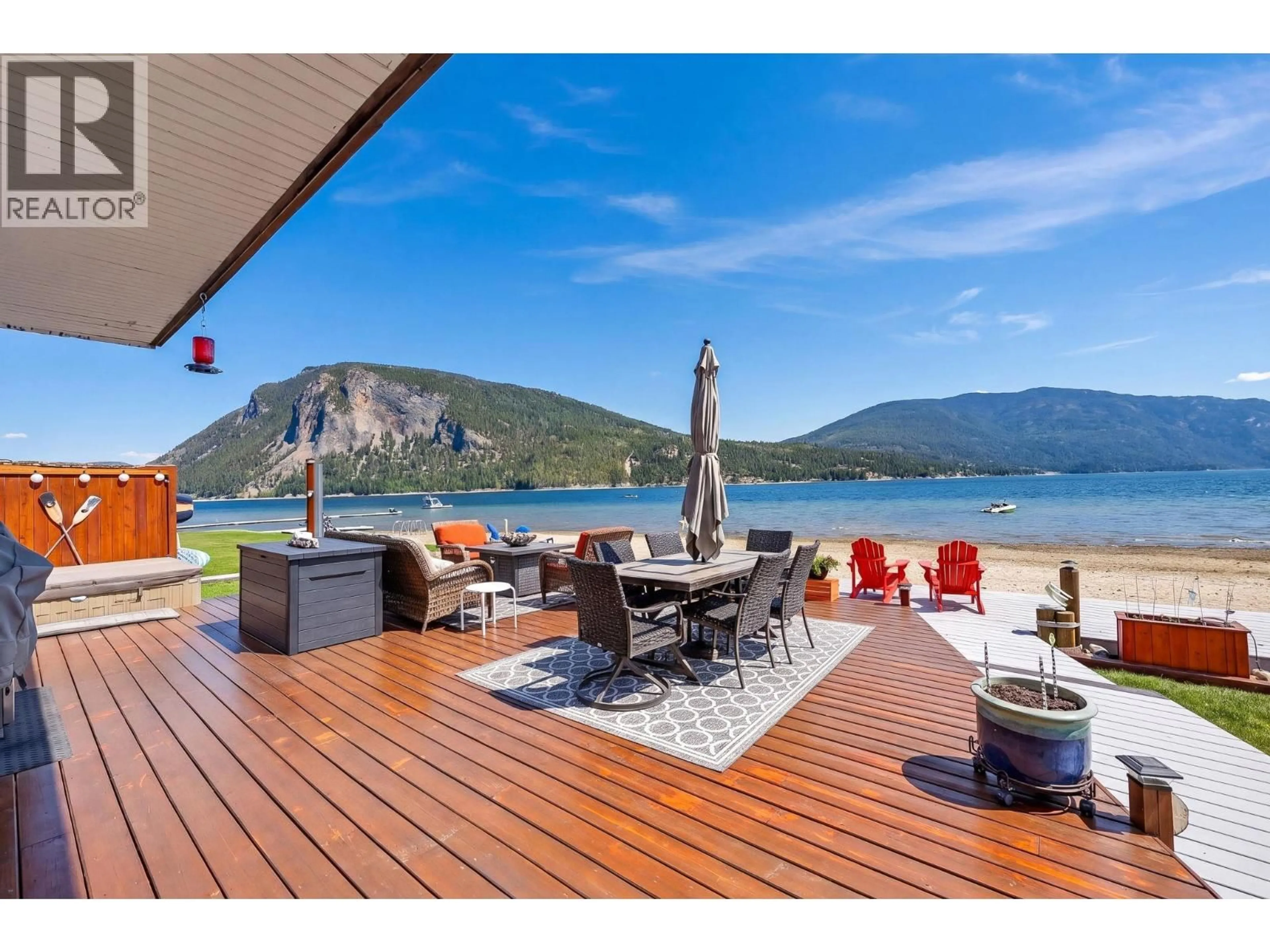 Patio, water/lake/river/ocean view for 4581 75 AVENUE NORTHEAST, Salmon Arm British Columbia V0E1K0