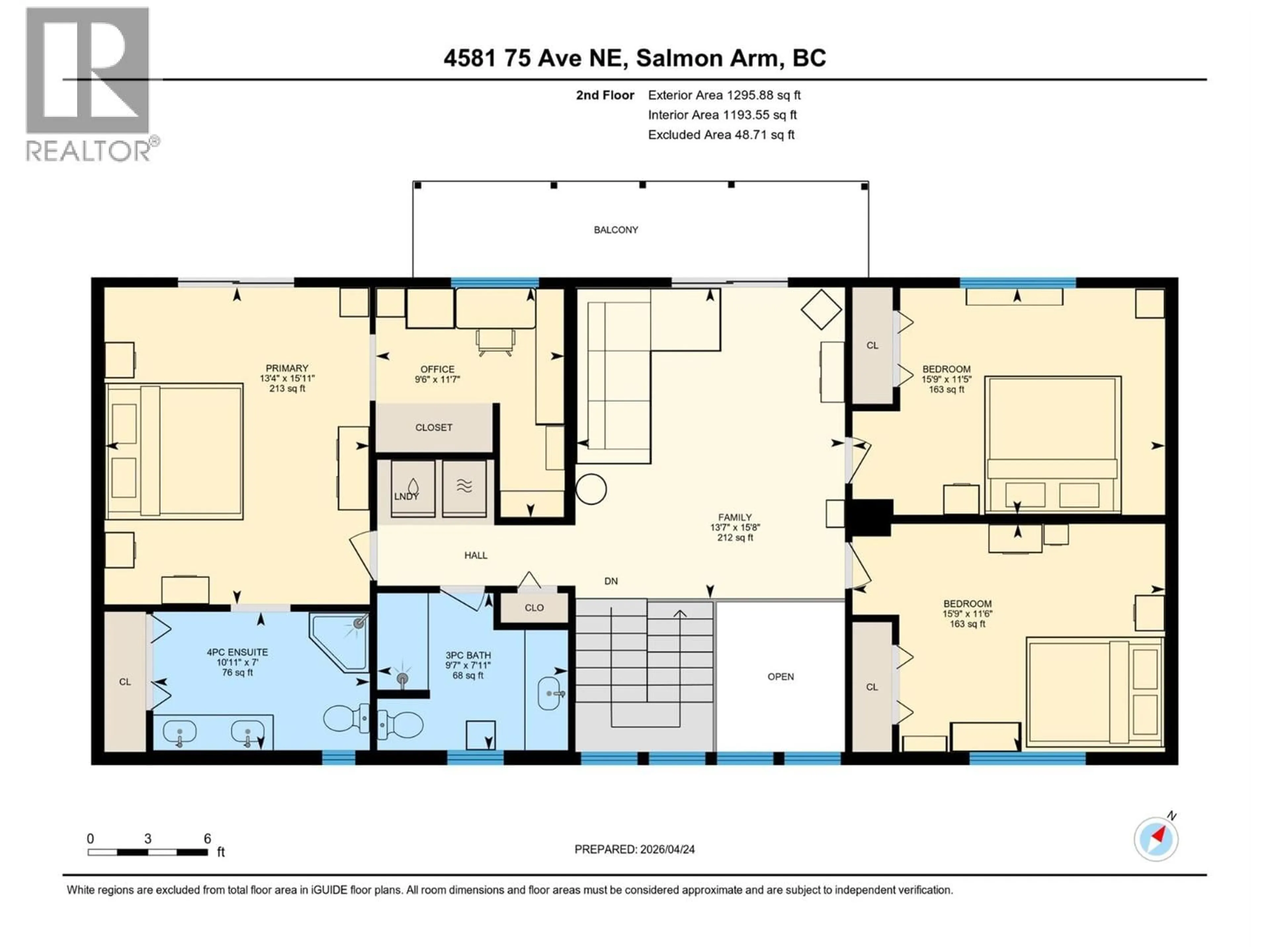 Floor plan for 4581 75 AVENUE NORTHEAST, Salmon Arm British Columbia V0E1K0